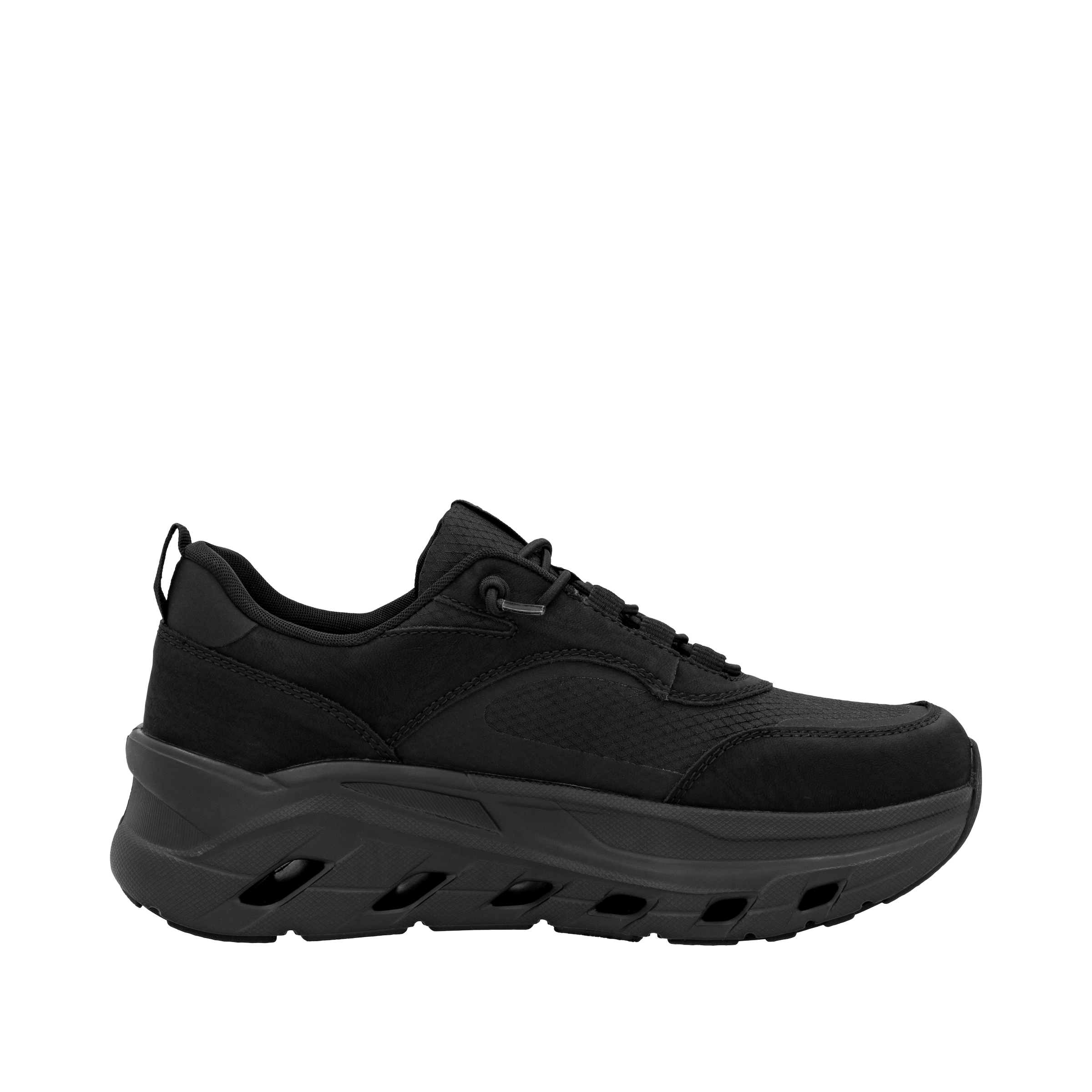 RIEKER Sport Slip-On Sneaker, Schlupfschuh, Halbschuh, Freizeitschuh mit trendy Plateausohle