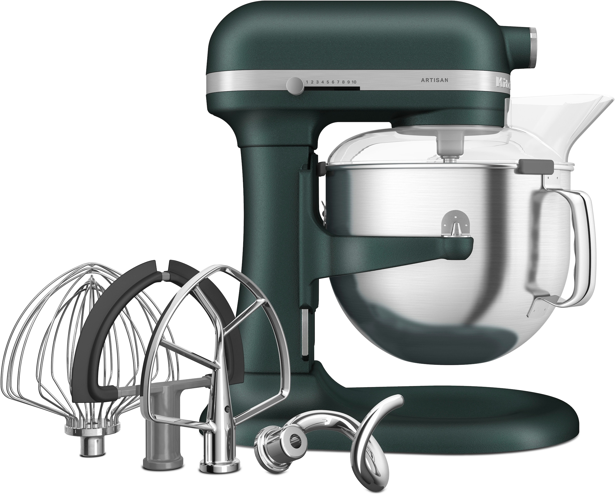 KITCHENAID Küchenmaschine "5KSM70SHXECA", B:28,7cm H:41,9cm T:37,15cm, grün, Küchenmaschinen