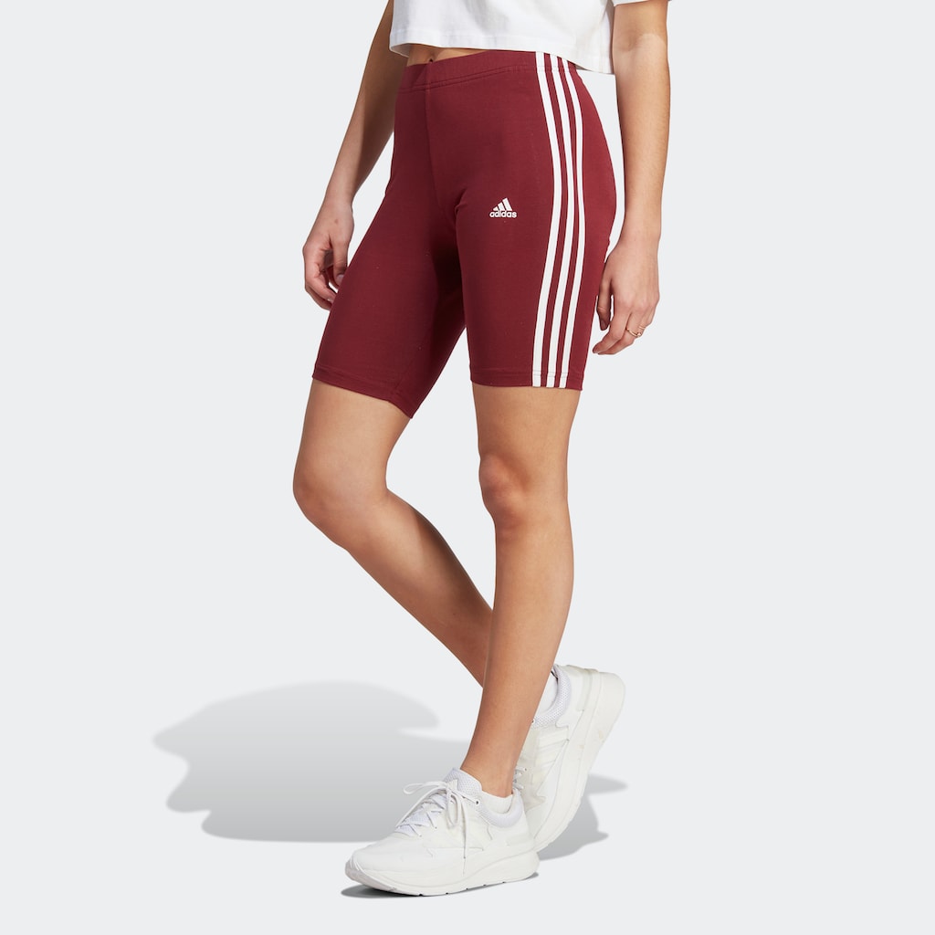 adidas Sportswear Shorts »ESSENTIALS 3STREIFEN KURZE TIGHT«, (1 tlg.)