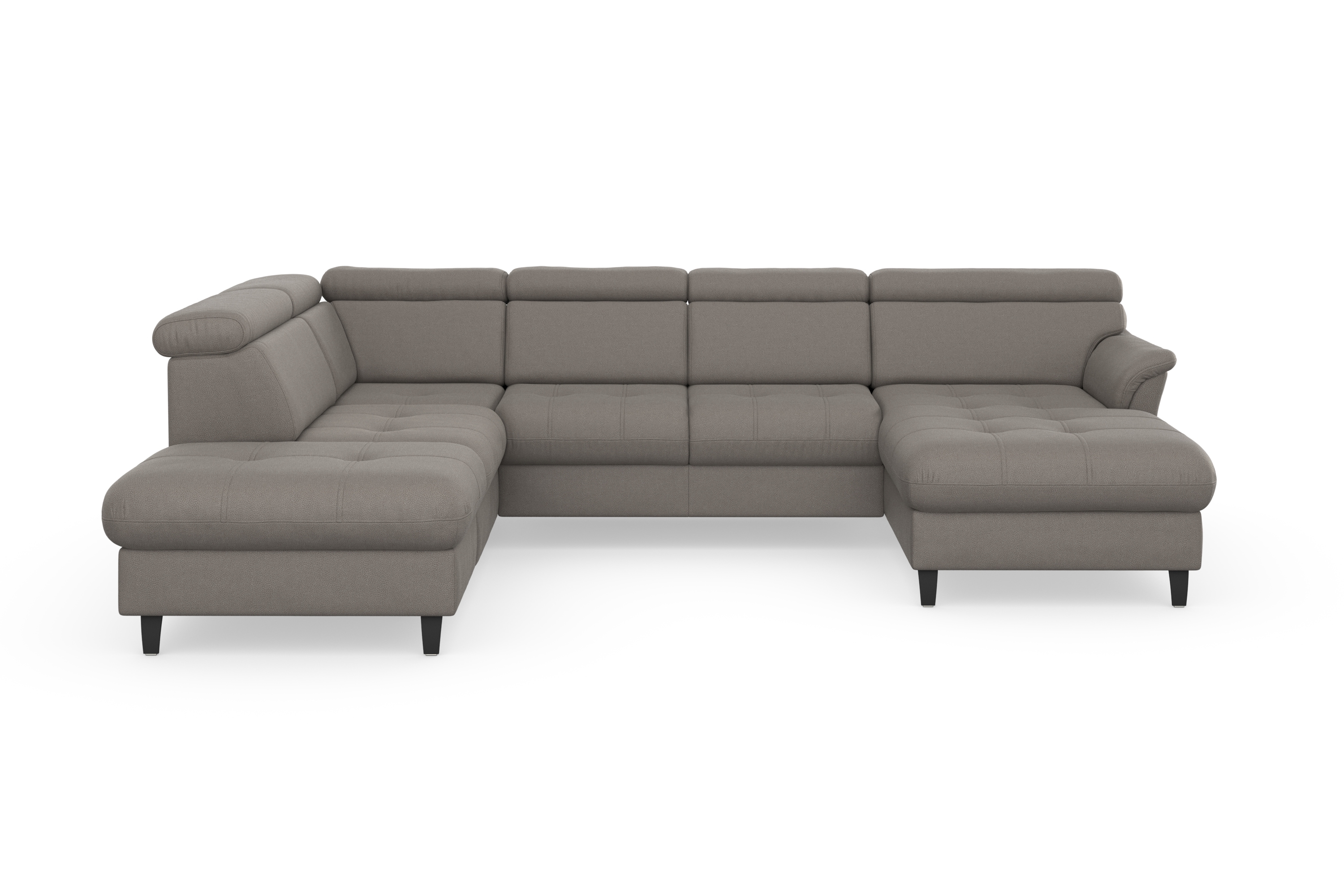sit&more Wohnlandschaft "Marano U-Form" inklusive Kopfteilverstellung, optional Schlaffunktion & Bettkasten