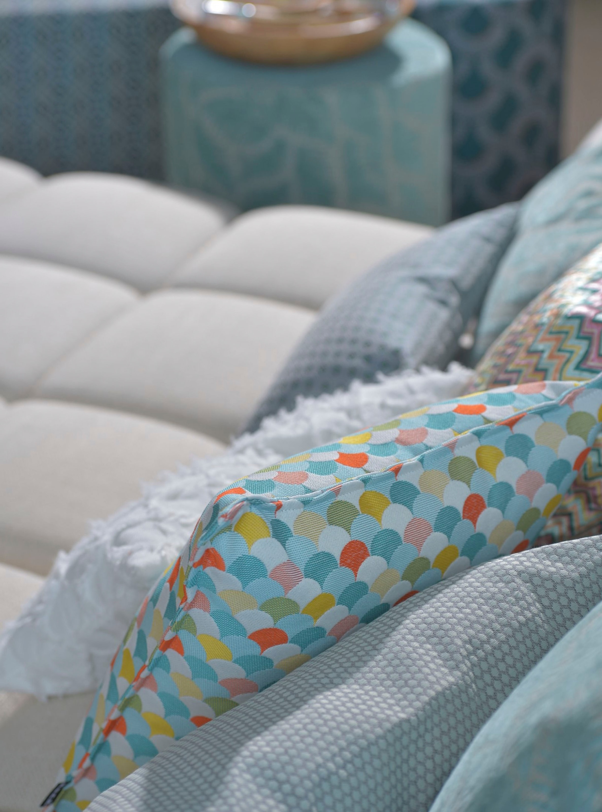 H.O.C.K. Dekokissen »Suzette« mit Biese, Kissenhülle mit Füllung, 1 Stück