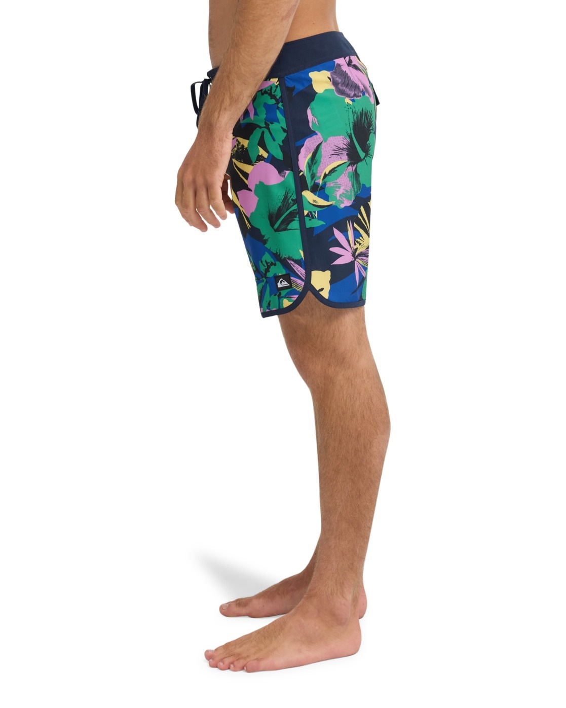 Quiksilver Short De Bain Surfsilk Scallop 18´´ Dark Navy Interact Floral 31 Homme 3