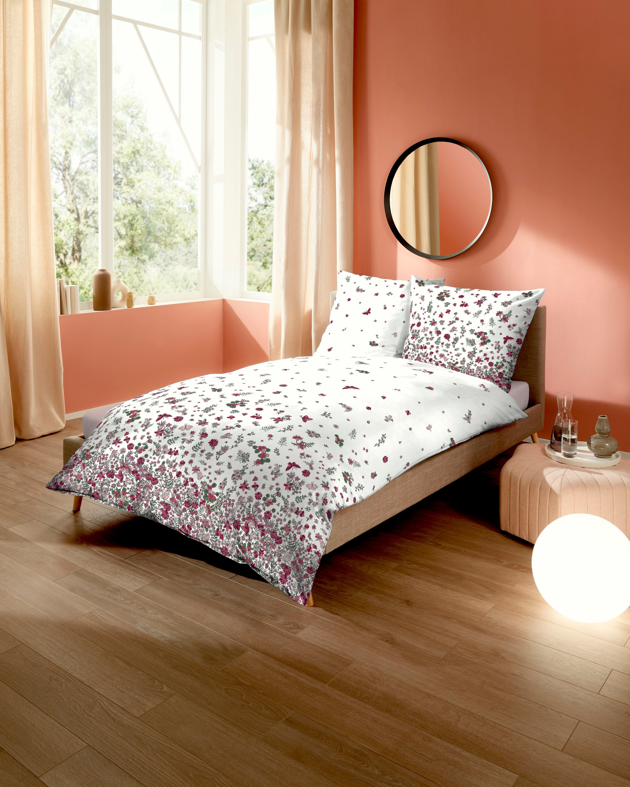 Kaeppel Bettwäsche "Annabell" 2 Stk. tlg. Mit Blumenmuster günstig online kaufen