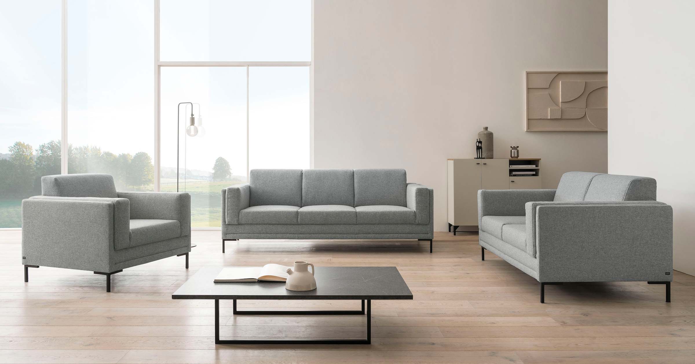 LOOKS by Wolfgang Joop 3-Sitzer »LOOKS VII«, klare Linien, edles Design