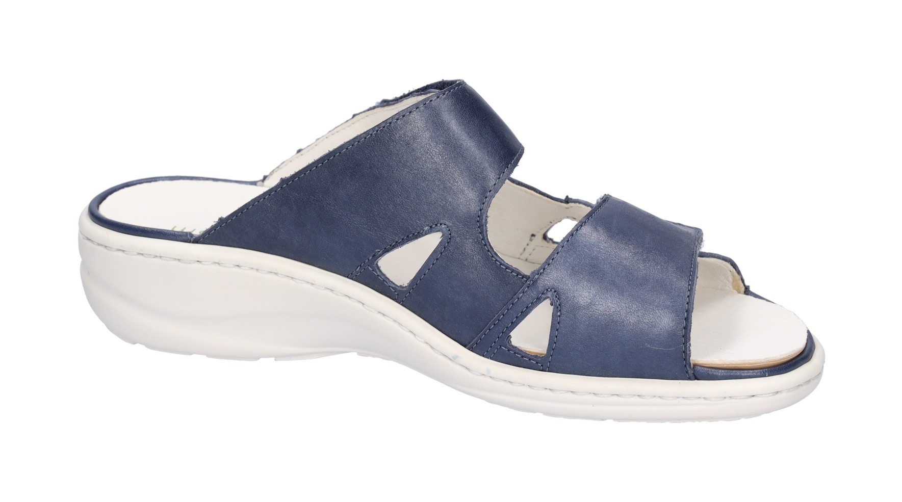 Waldläufer Pantolette »HERIA«, Hausschuh, Bequemschuh, Sommerschuh in Komfortweite H (= sehr weit)
