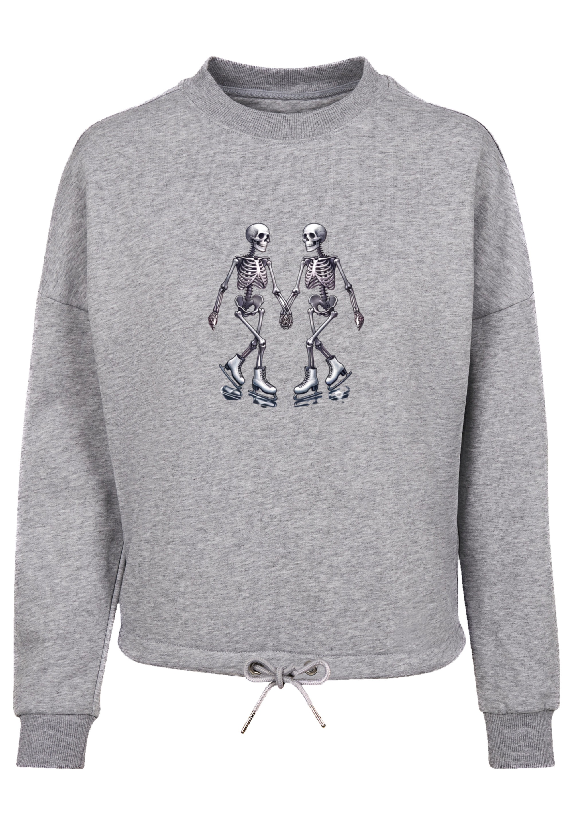 F4NT4STIC Sweatshirt »Skelettpaar Eislaufen Valentinstagsgeschenk«, Premium Qualität