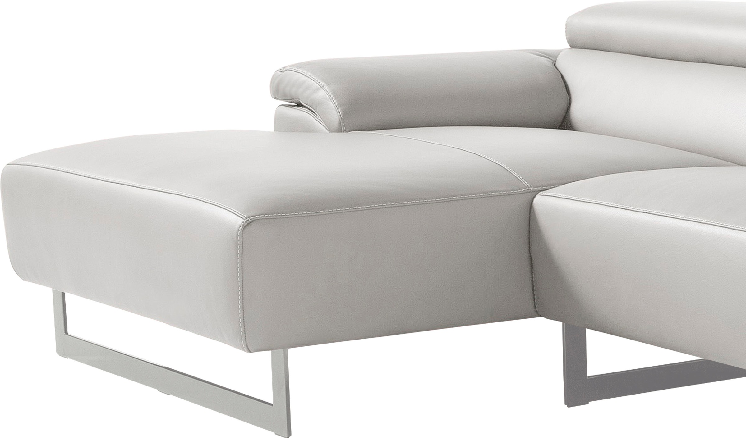 Thumbnail - Egoitaliano Ecksofa "Malika, edel und bequem, Designsofa mit hochwertigen Bezügen, L-Form", mit Recamiere, inkl. Kopftei...