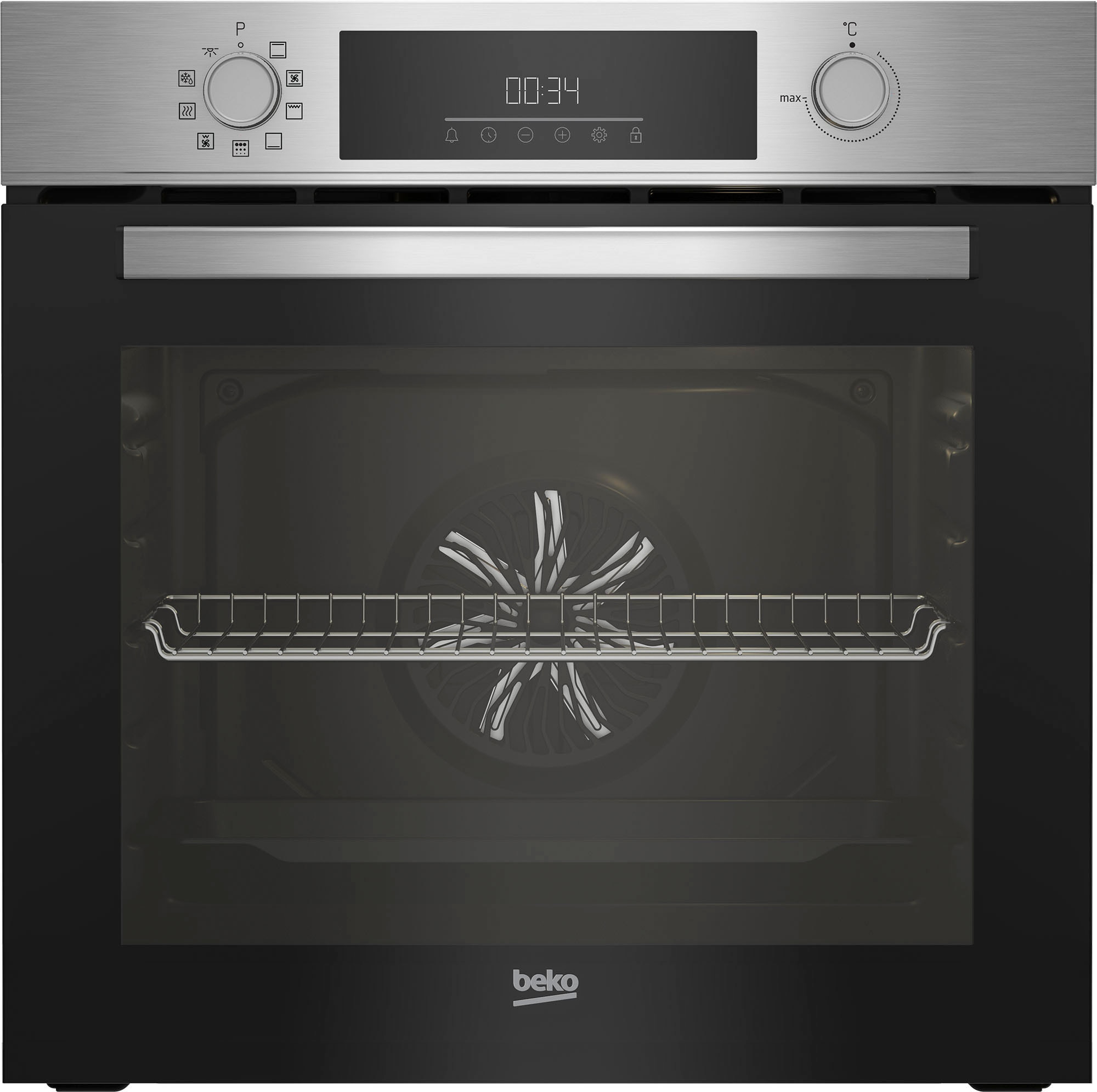 BEKO Backofen-Set »BBSE1134T0XFP«, BBSE1134T0XFP, Pyrolyse-Selbstreinigung, (Set)