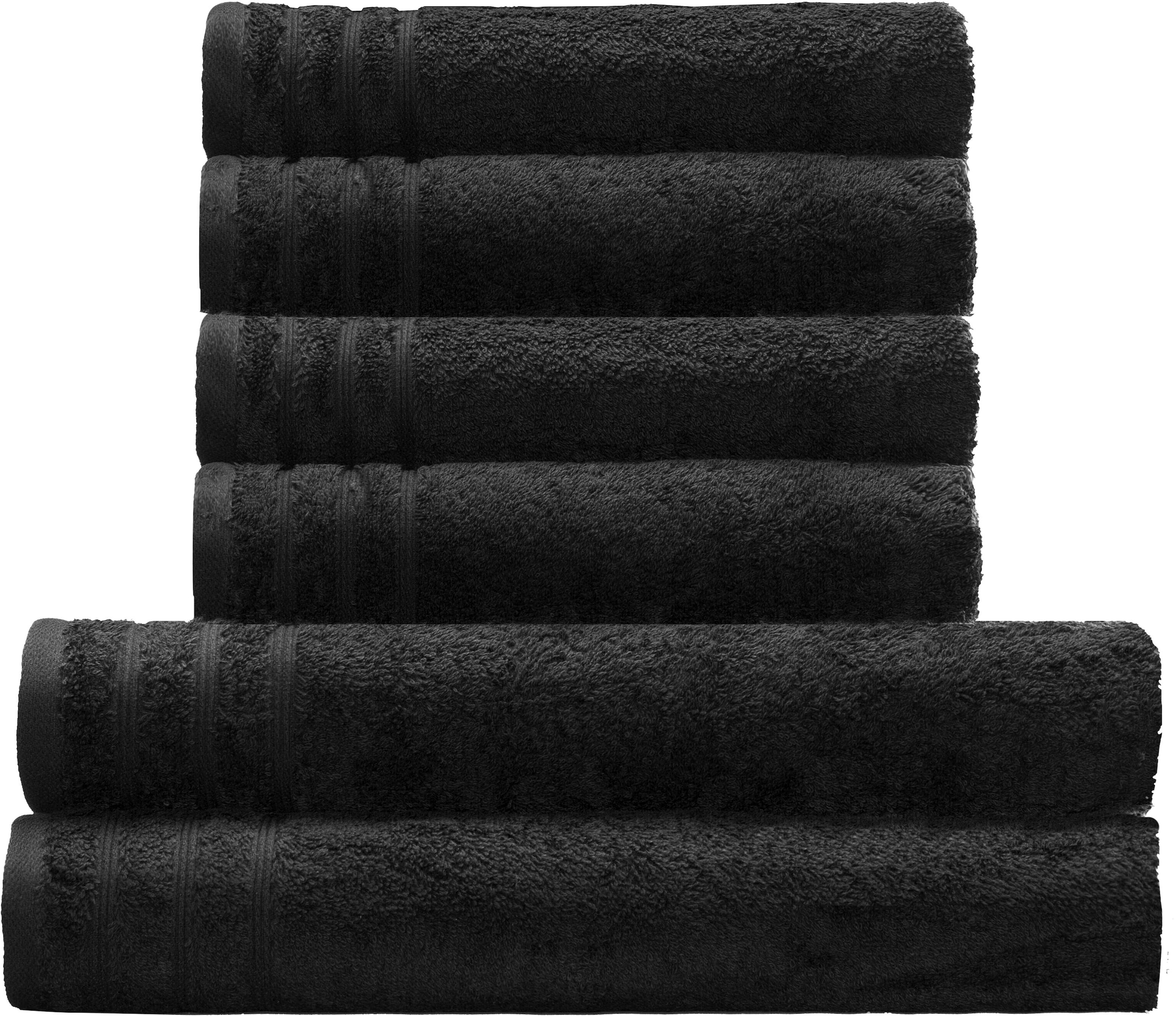 Kleine Wolke Handtuch Set "Royal, 6 Stück (4 Handtücher 50/100 cm + 2 Dusch günstig online kaufen