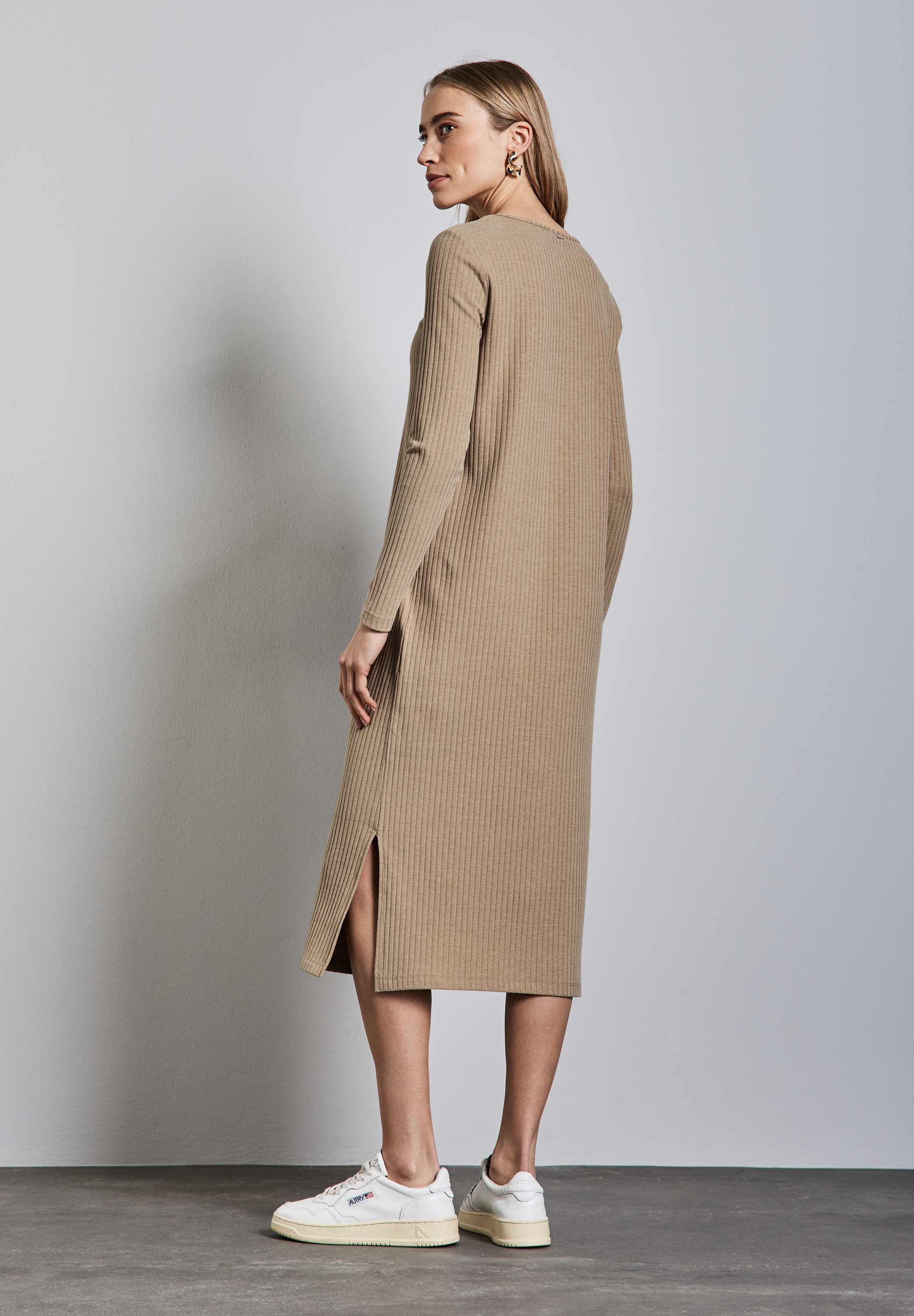 STREET ONE Strickkleid Ohne Taschen in Unifarbe günstig online kaufen