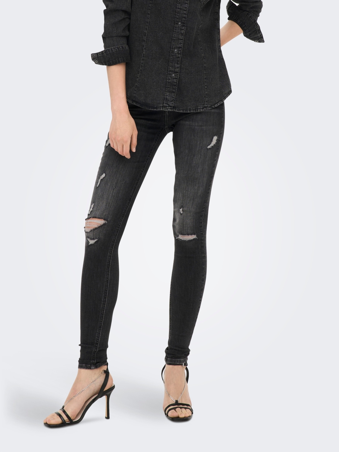 ONLY Skinny-fit-Jeans "ONLPAOLA HW SKINNY AGI258"