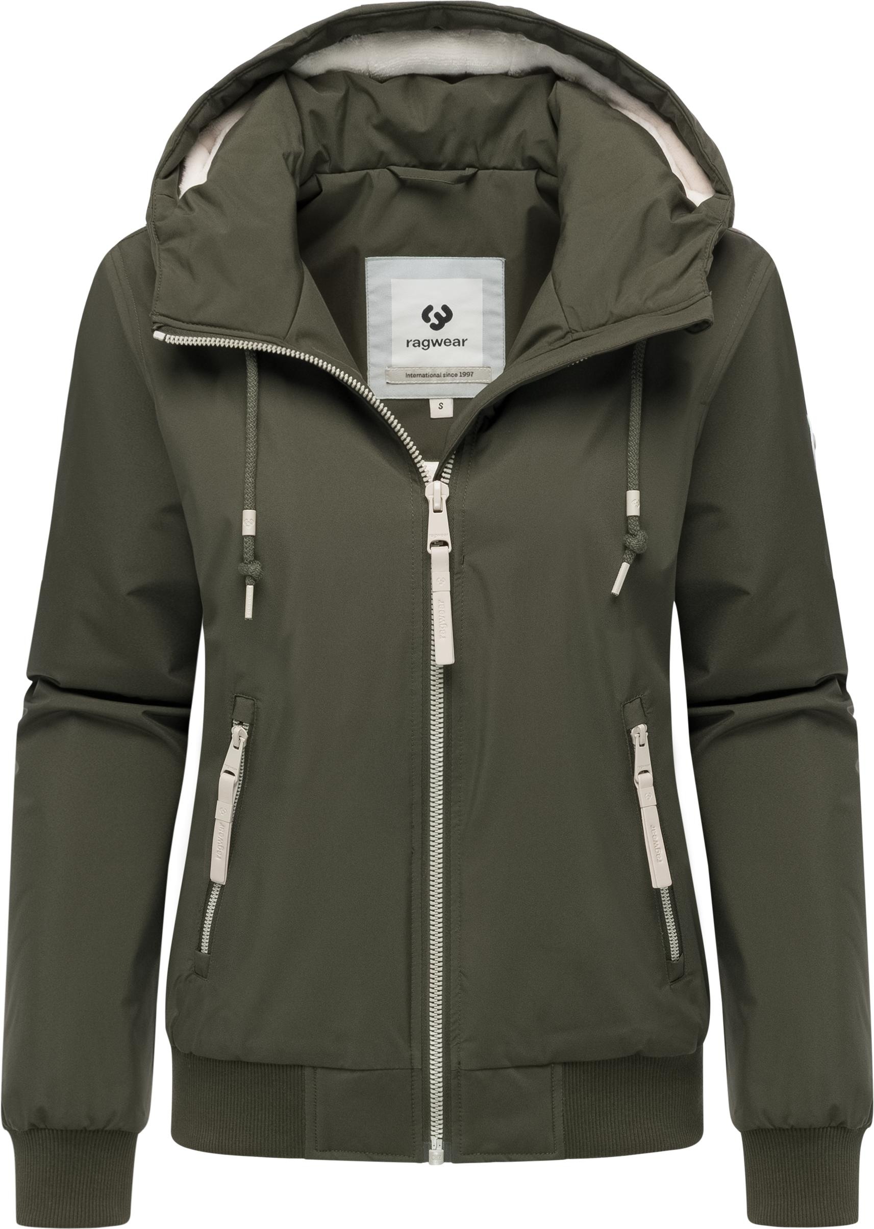 Ragwear Bomberjacke »Oggie Warm YOUMODO«, mit Kapuze, Wasserdichte Outdoorjacke mit Kapuze für den Übergang