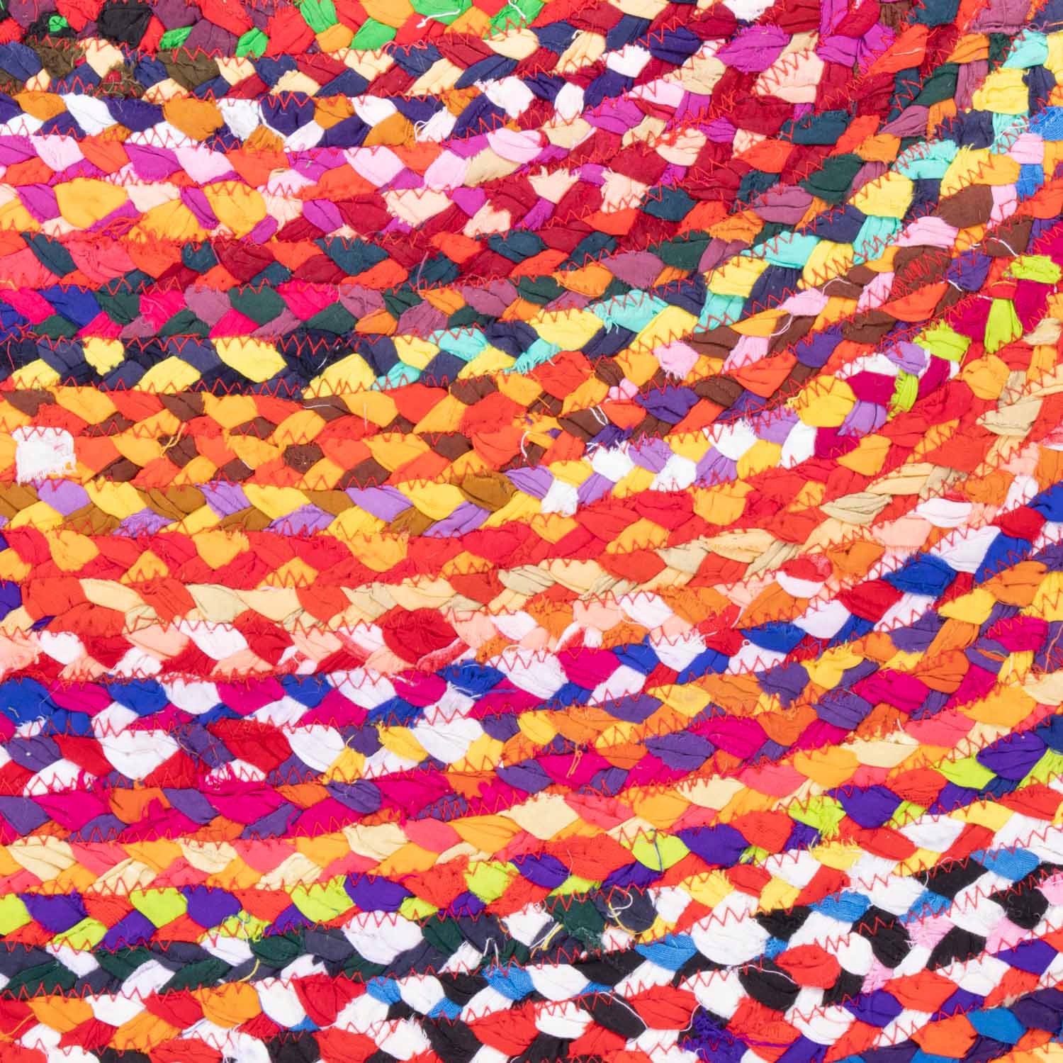 morgenland Teppich »Indigo Stripy«, oval, 7 mm Höhe, beidseitig verwendbar, Baumwolle