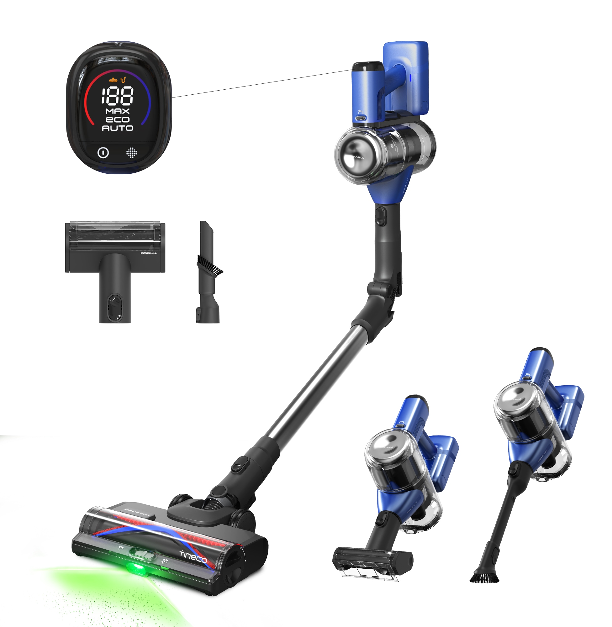 Tineco Akku-Hand-und Stielstaubsauger "Pure One S50 Pro" Freistehende Lades günstig online kaufen