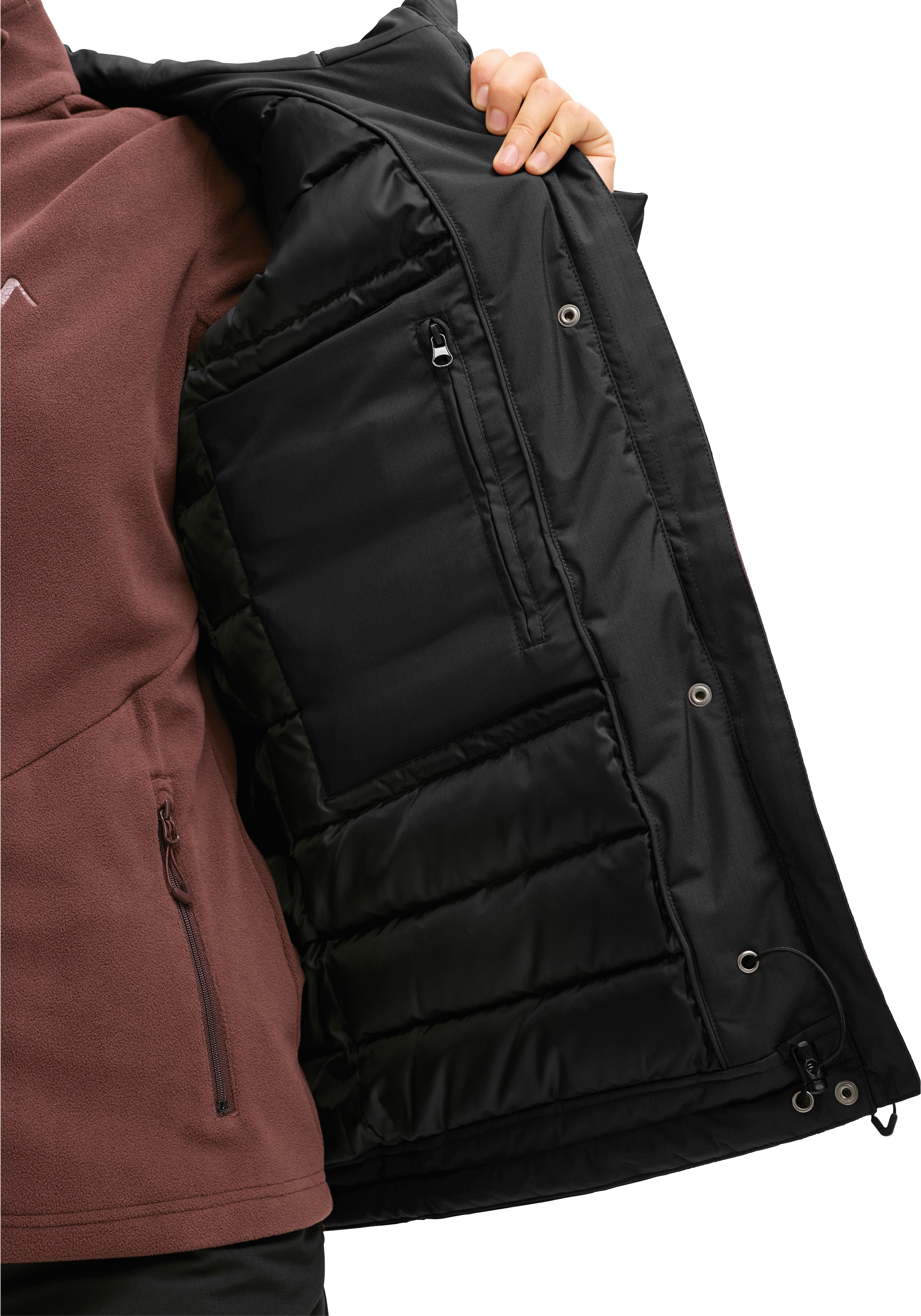 Maier Sports Funktionsjacke »Elite Warm W« Damen Winterjacke wasserdicht, mit RV-Taschen und Kapuze