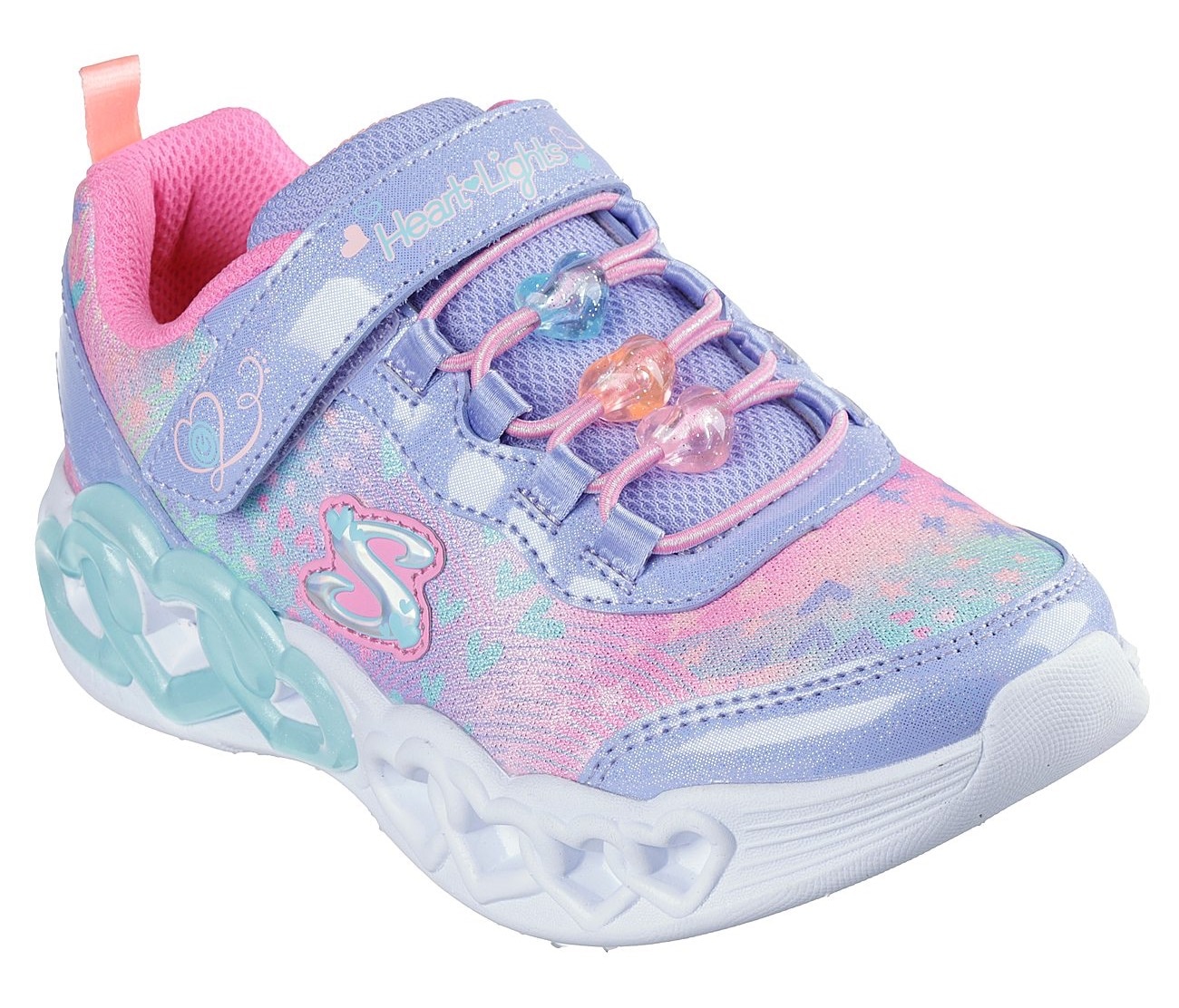 Skechers Sneaker "INFINITE HEART LIGHTS" Klettschuh mit Blinkfunktion, Größ günstig online kaufen