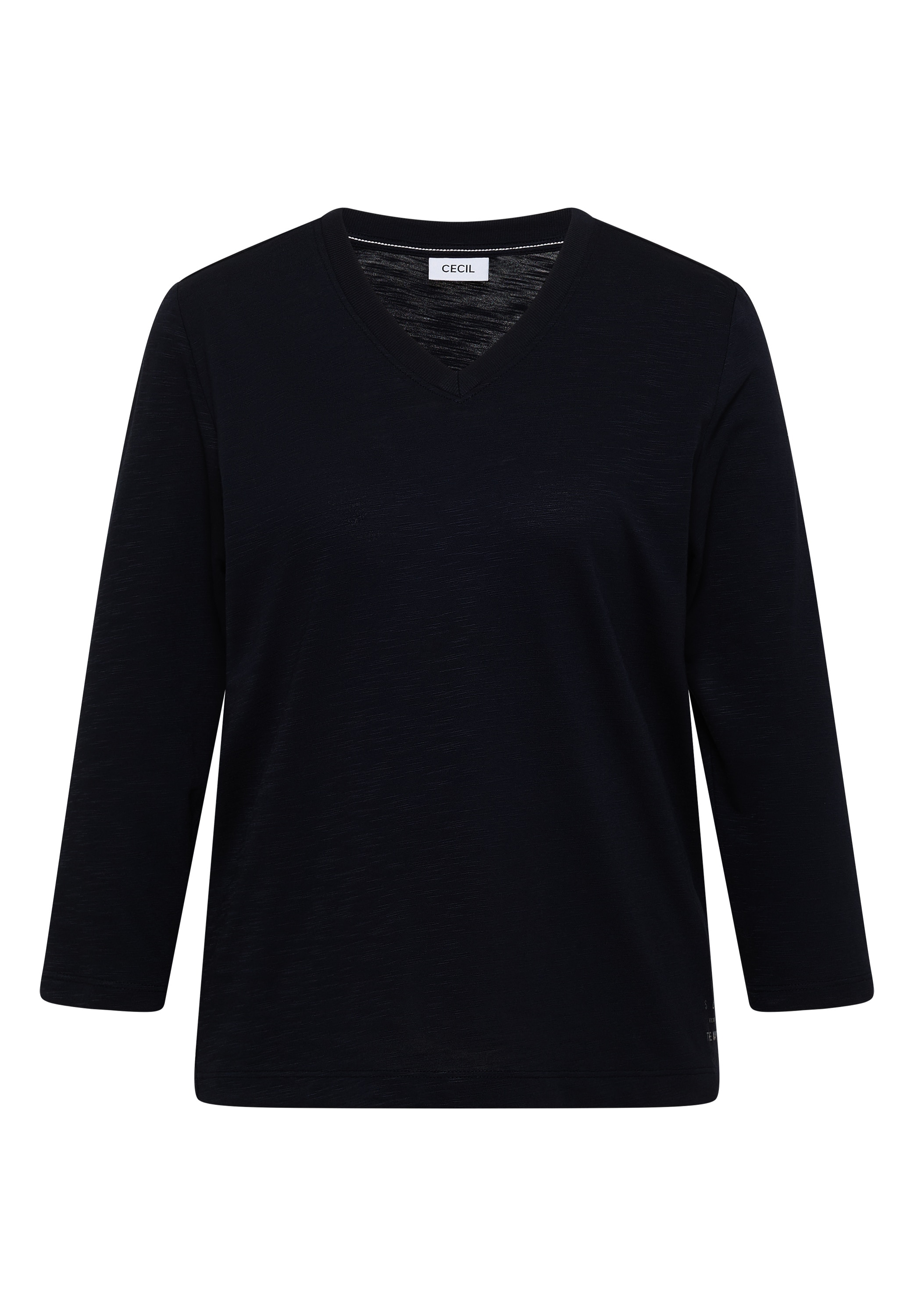 Cecil 3/4-Arm-Shirt aus softem Materialmix