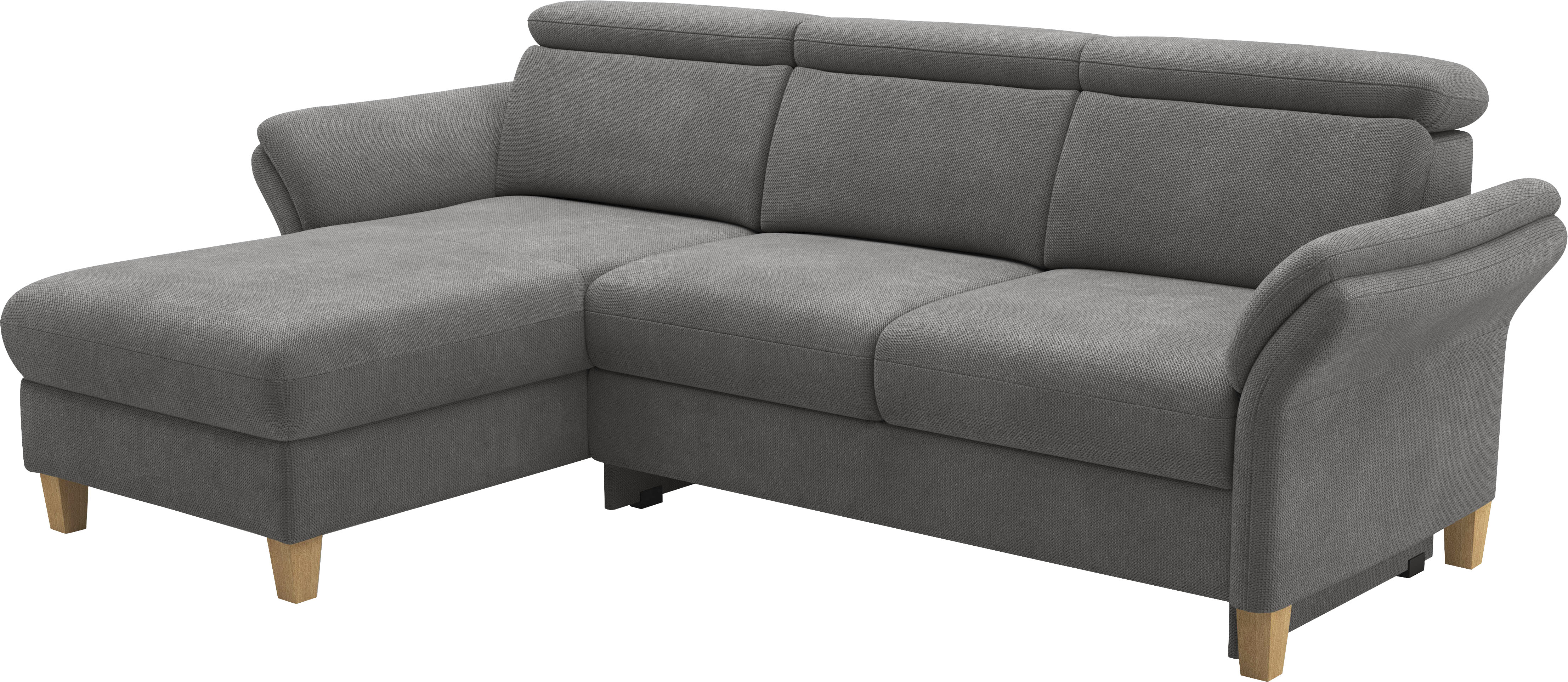 Thumbnail - Home affaire Ecksofa "Glendale, L-Form" inkl. Kopfteilverstellung, wahlweise mit Vorziehsitz und Bettkasten