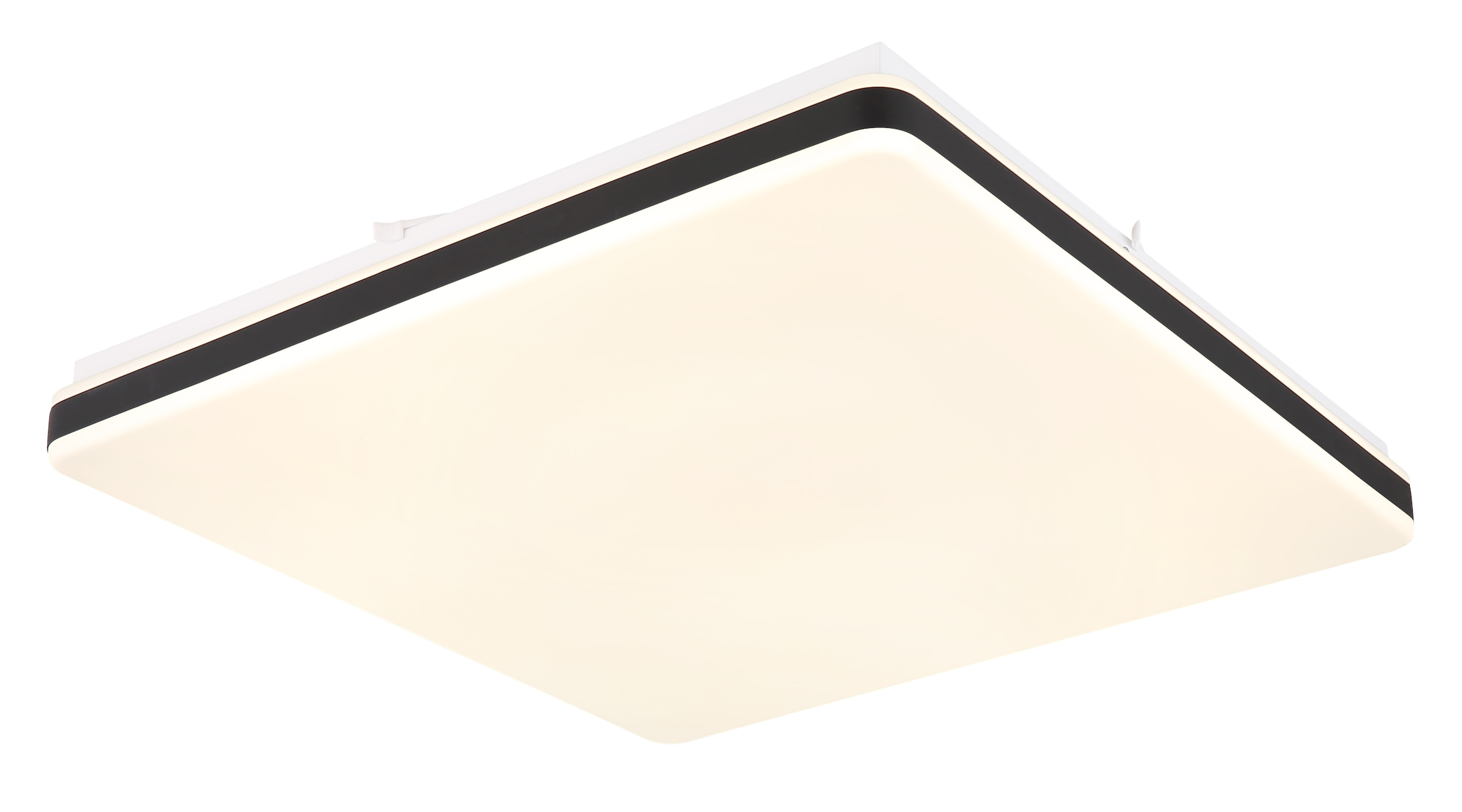 GLOBO LIGHTING LED Deckenleuchte »ULLY«, Leuchtmittel LED-Modul | LED fest integriert, Deckenlampe/quadratisch/Wohnzimmer/Schlafzimmer/CCT 2700-6500K