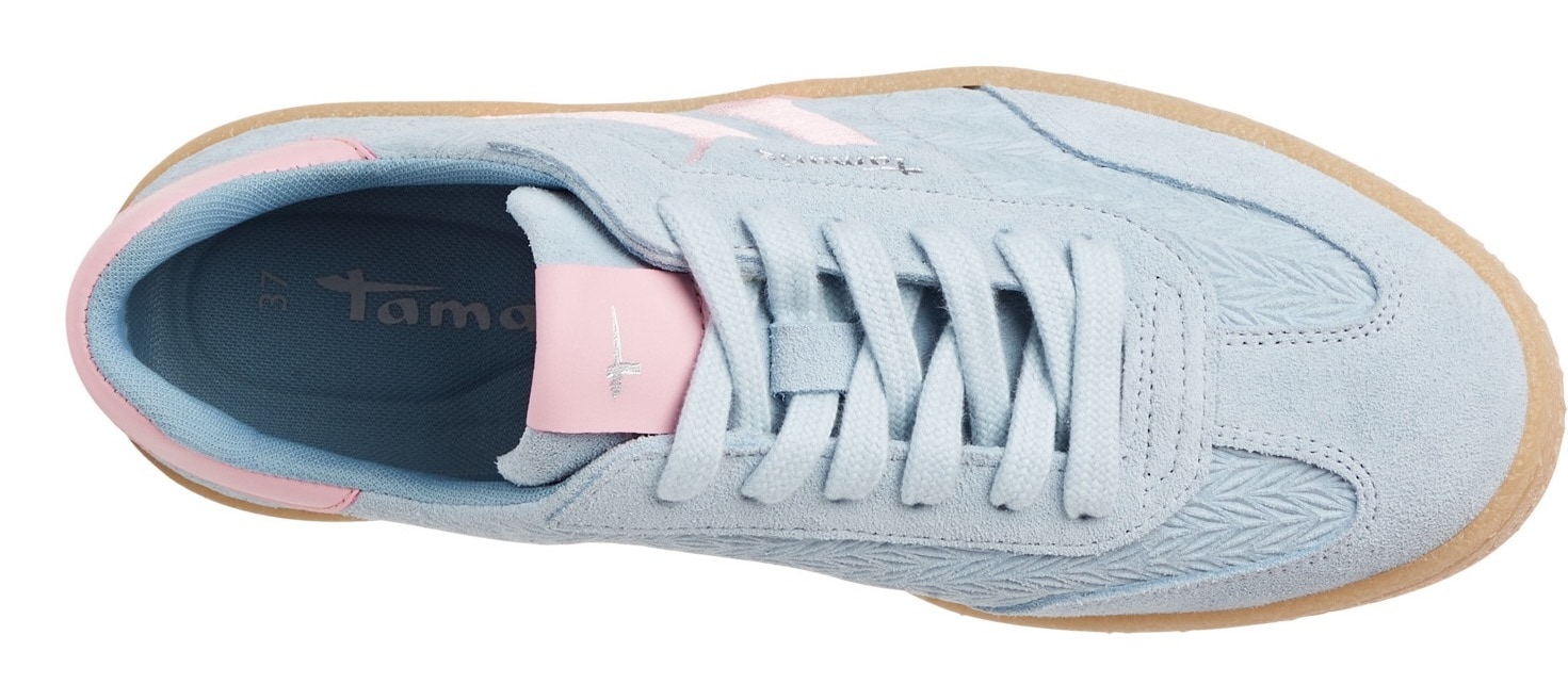 Tamaris Plateausneaker, Freizeitschuh, Halbschuh, Schnürschuh mit gepolstertem Schaftrand