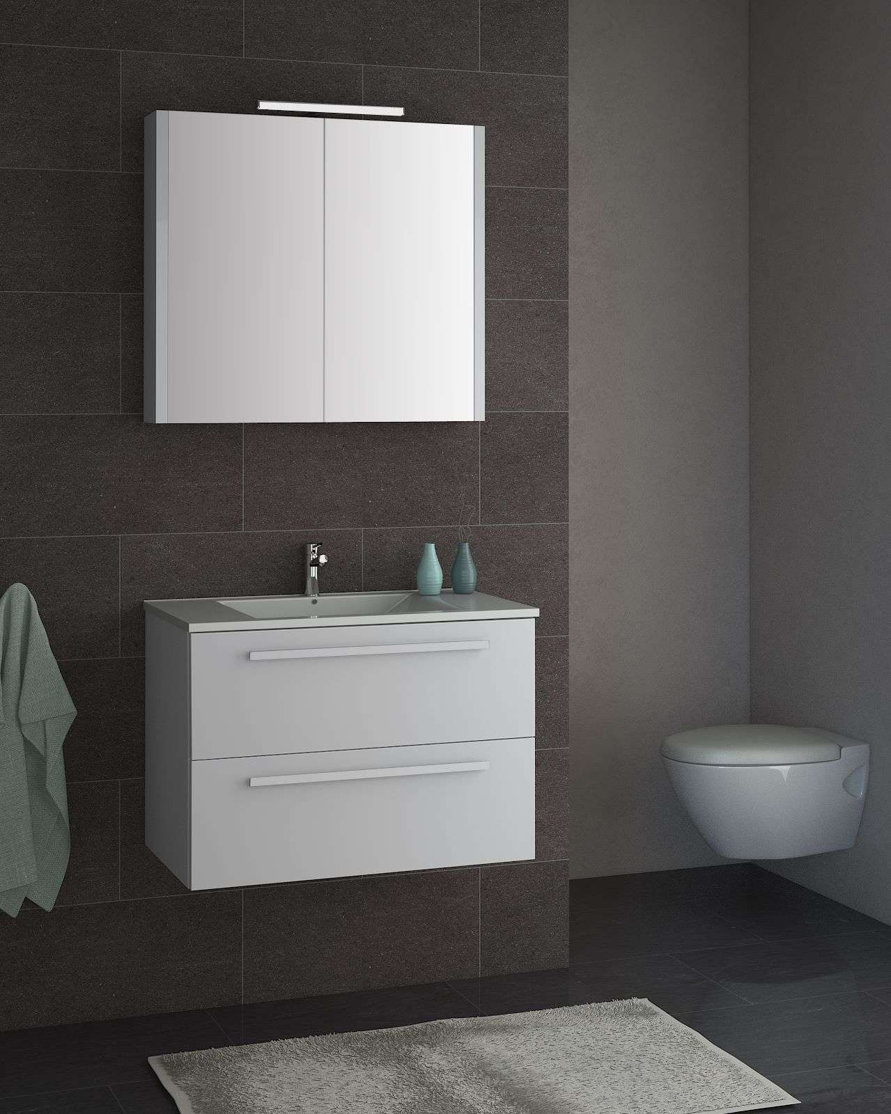 welltime Waschtisch "Serena", Breite 81,5 cm, Soft-Close-Funktion, FSC günstig online kaufen