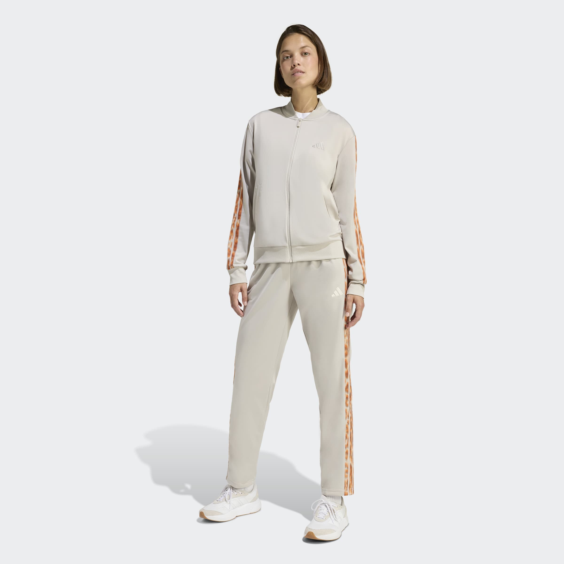 adidas Sportswear Trainingsanzug »3-STRIPES LEOPARD PRINT« 2 tlg.