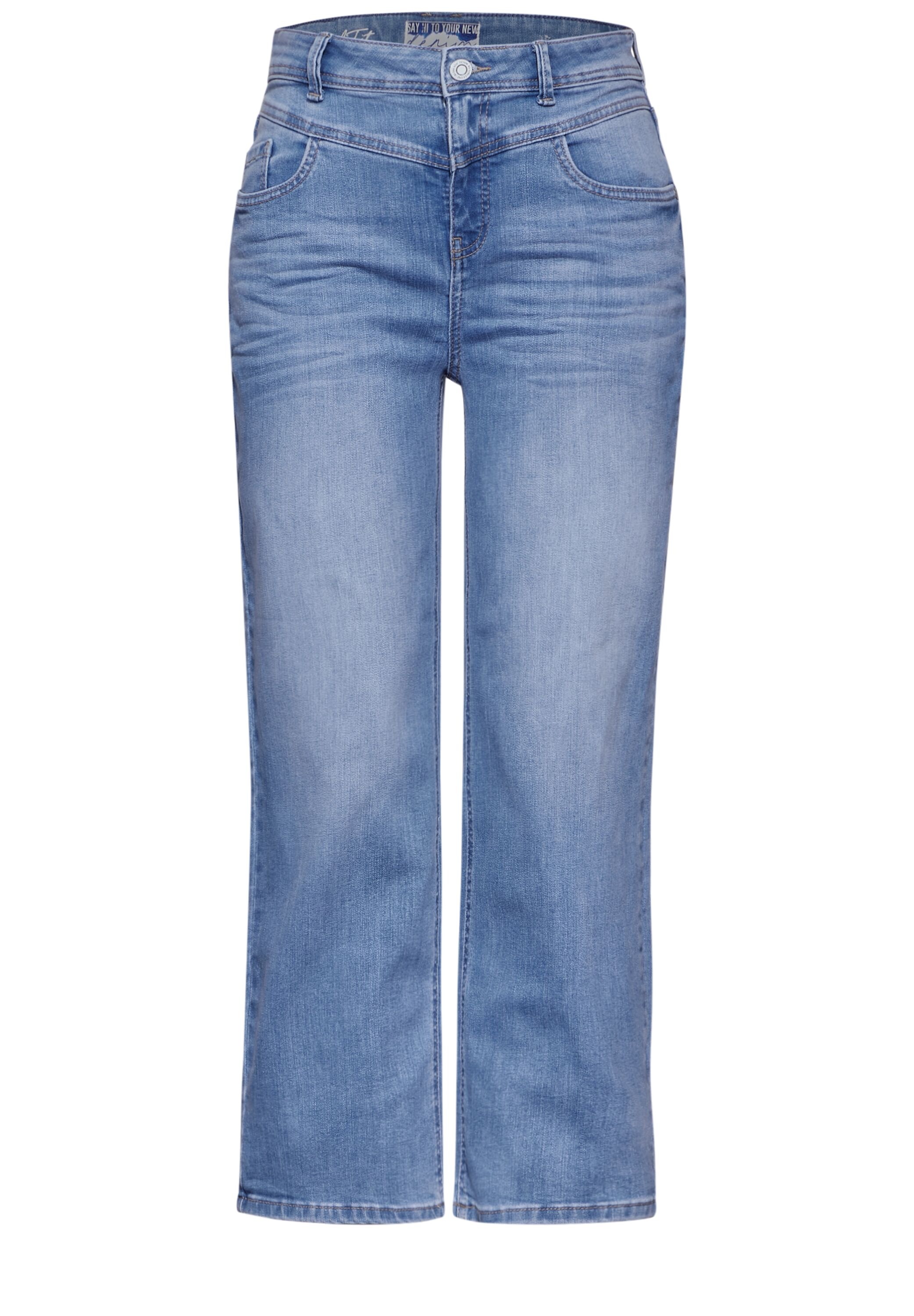 STREET ONE 7/8-Jeans, softer Materialmix