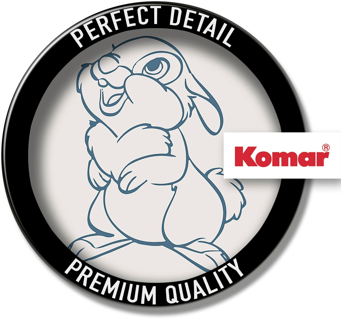 Thumbnail - Komar Bild "Hey Thumper" Natur 1 Stk. tlg. Wandbild zur Dekoration im Kinderzimmer - ohne Rahmen