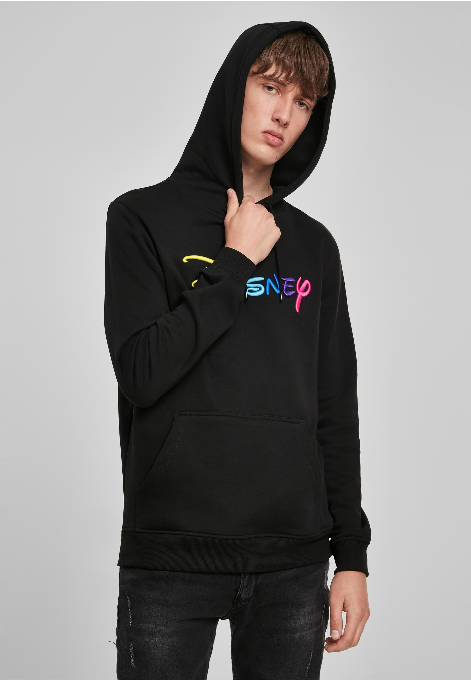 Merchcode Kapuzensweatshirt »Merchcode Herren Disney Rainbow Logo EMB Hoody«, (1 tlg.)