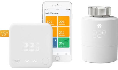 Heizkörperthermostat »Starter Kit - Smartes Thermostat V3+ (Verkabelt) für Heizthermen«