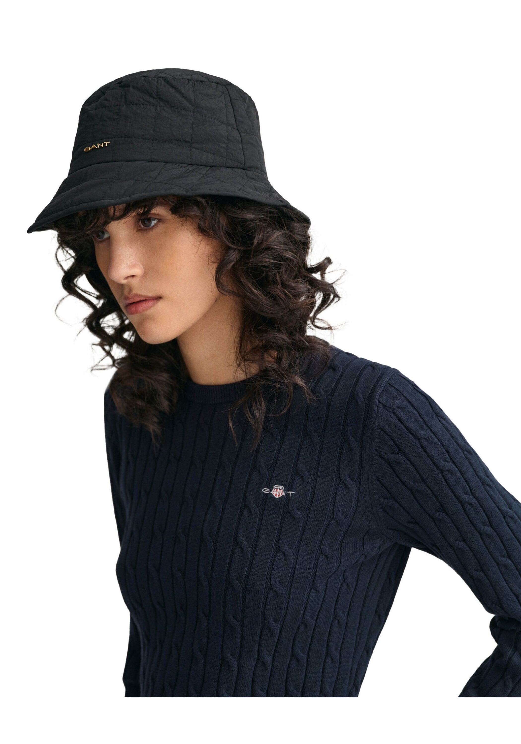 Gant Sweater »Strickpullover STRETCH COTTON CABLE C-NECK«