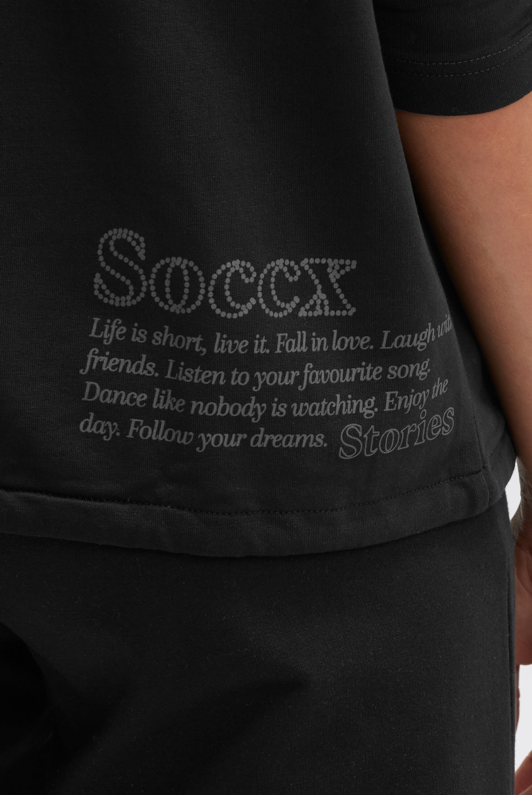 SOCCX Kapuzensweatjacke, mit Zugband im Bund