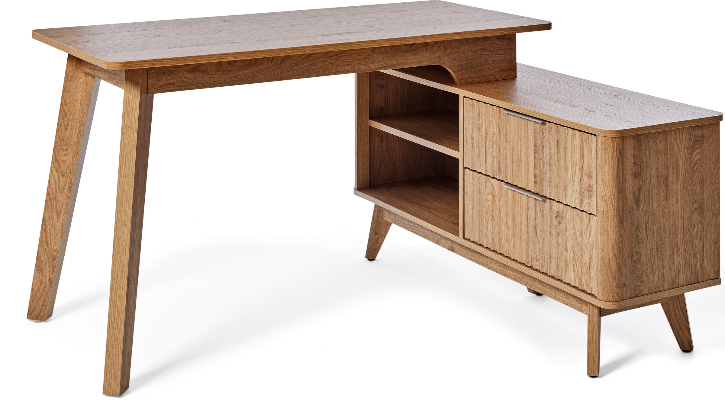 Jahnke Eckschreibtisch "WAVE C 150 E" 1 Stk. tlg. Eckschreibtisch, Fronten günstig online kaufen