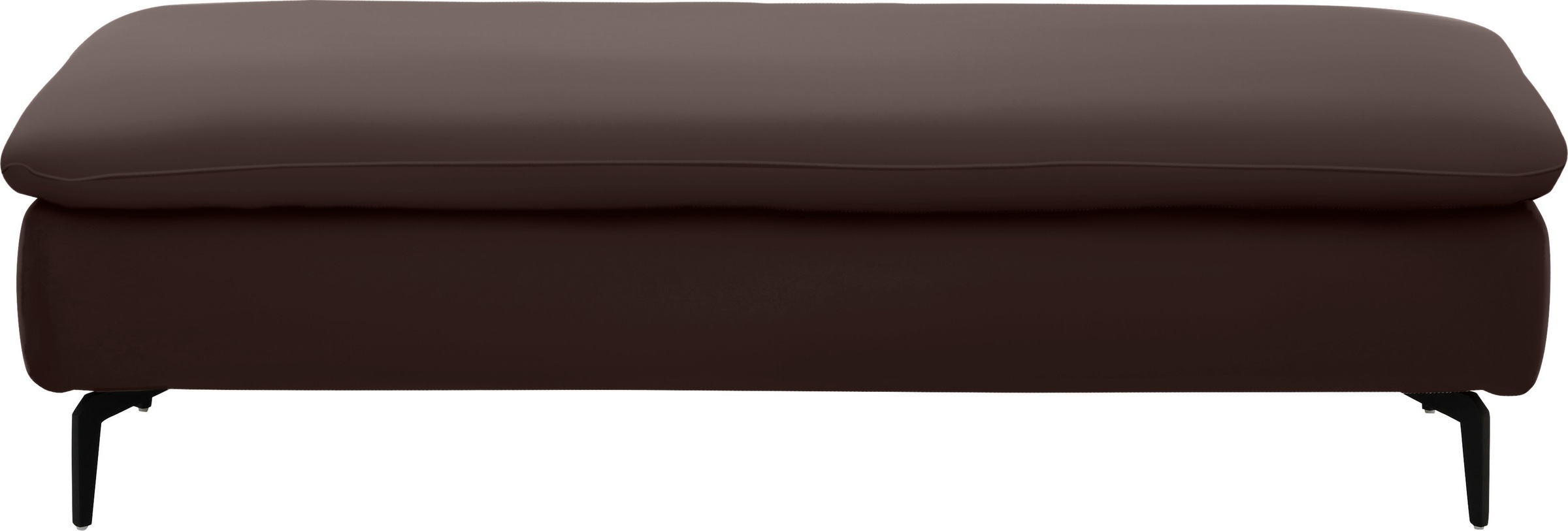 W.SCHILLIG Ecksofa »valentinoo, Designsofa, bequem, elegant und zeitlos, L-Form«, (Set), inklusive Hocker, mit Sitztiefenverstellung, Breite 299 cm