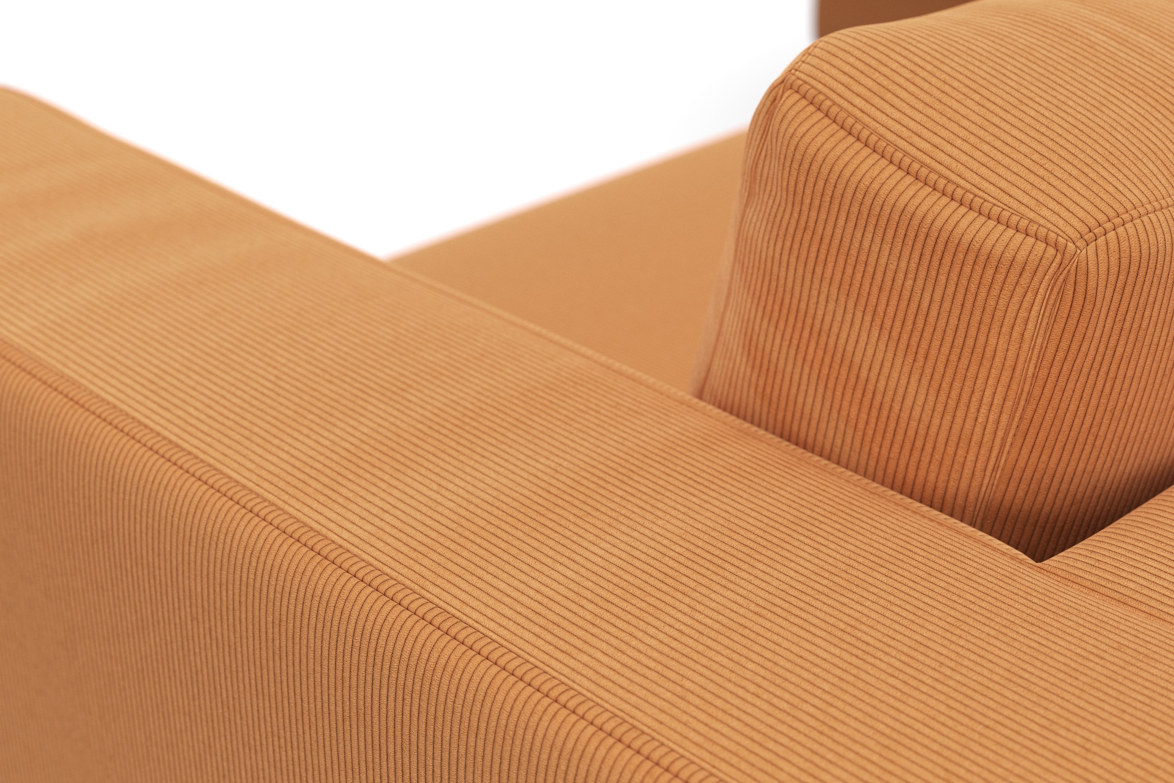 DOMO collection Ecksofa »Modica, zeitlos und elegant, L-Form«, moderne Optik mit extrabreiter Recamiere, auch in Cord