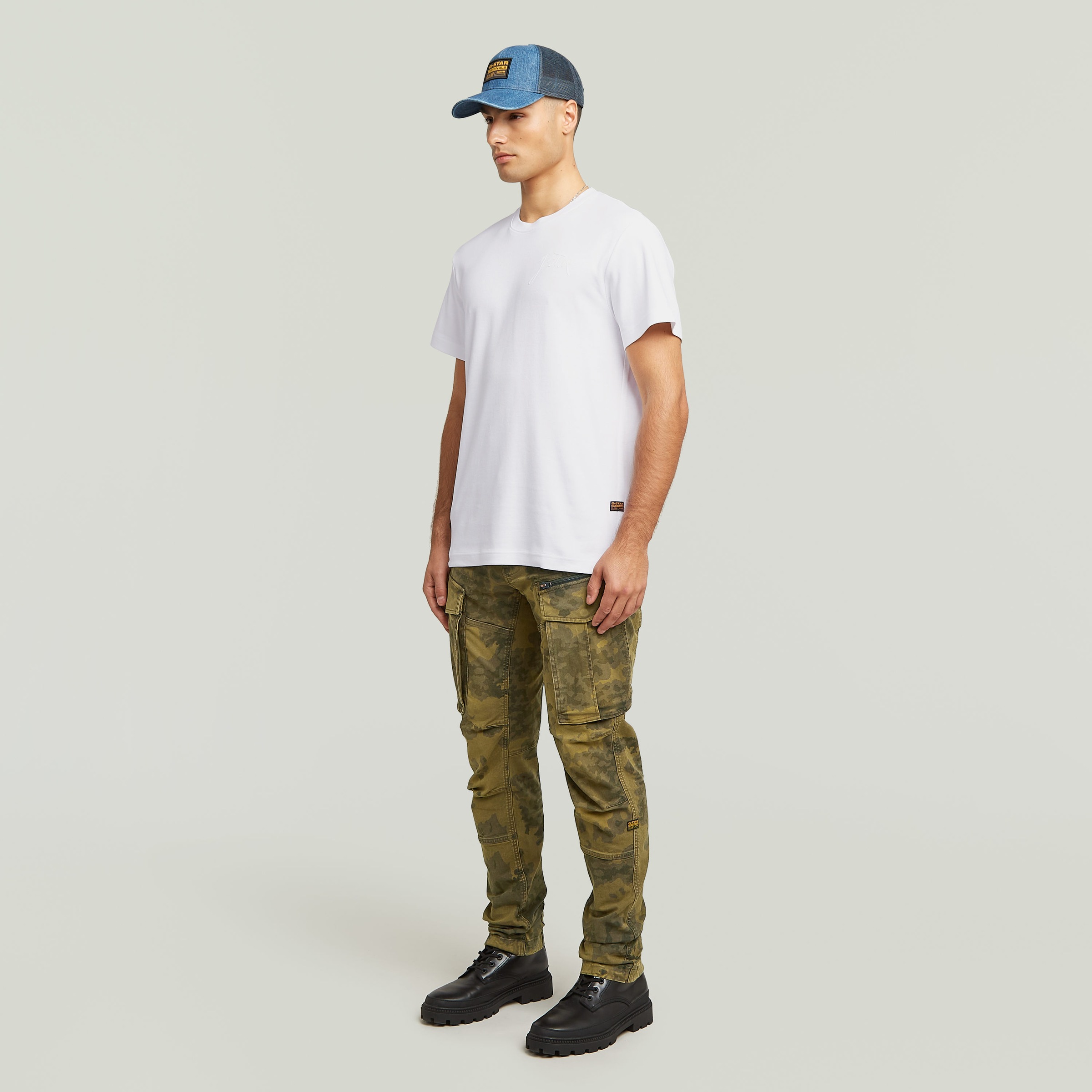 G-STAR T-Shirt »Script«, mit Rundhals, aus Baumwolle