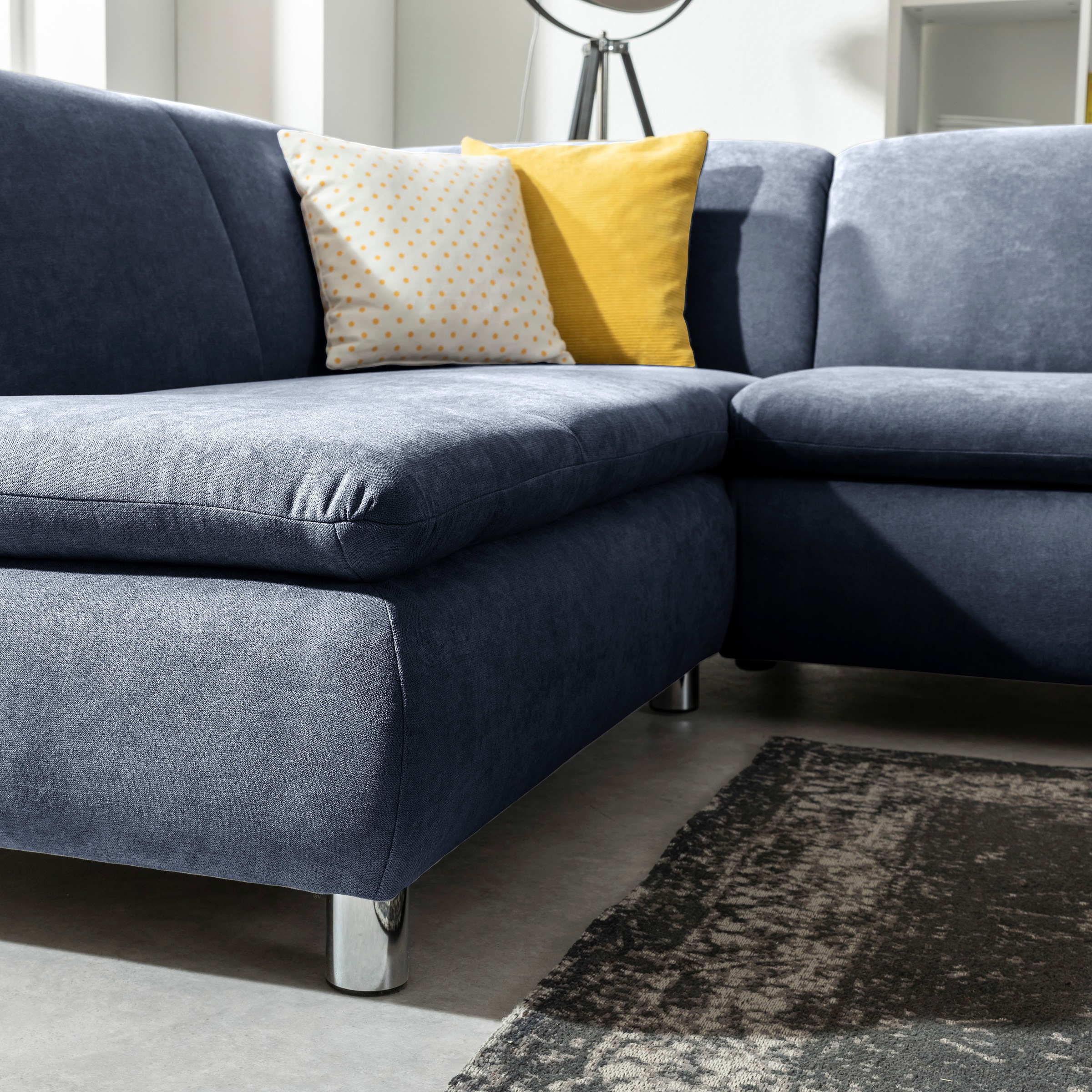 Max Winzer® Ecksofa »Toulouse modern und bequem, aktuelles Design, hoher Sitzkomfort«, mit klappbaren Armlehnen, Breite 271 cm