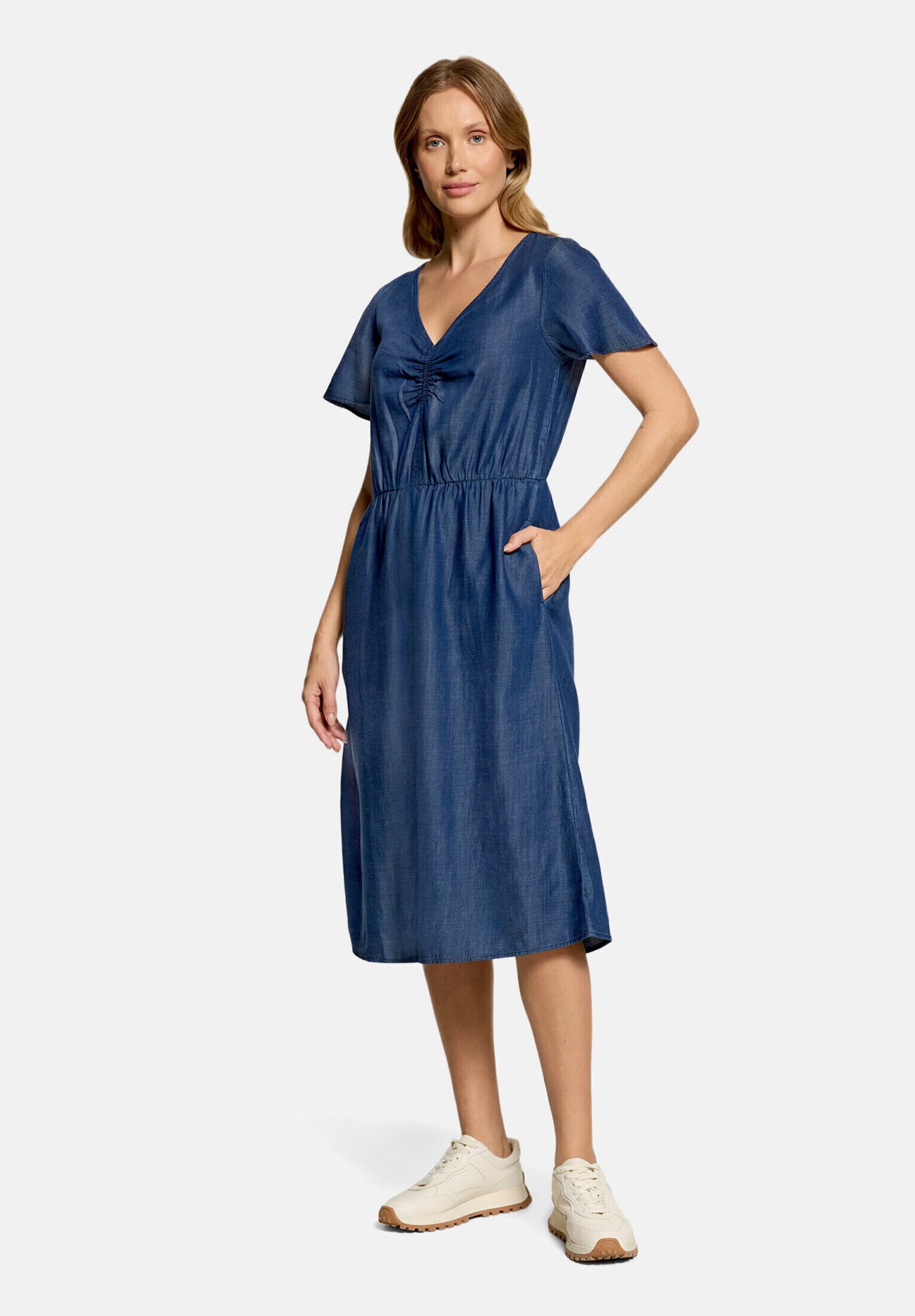 Cartoon Druckkleid "Damen mit Flügelärmeln" Ohne Tasche