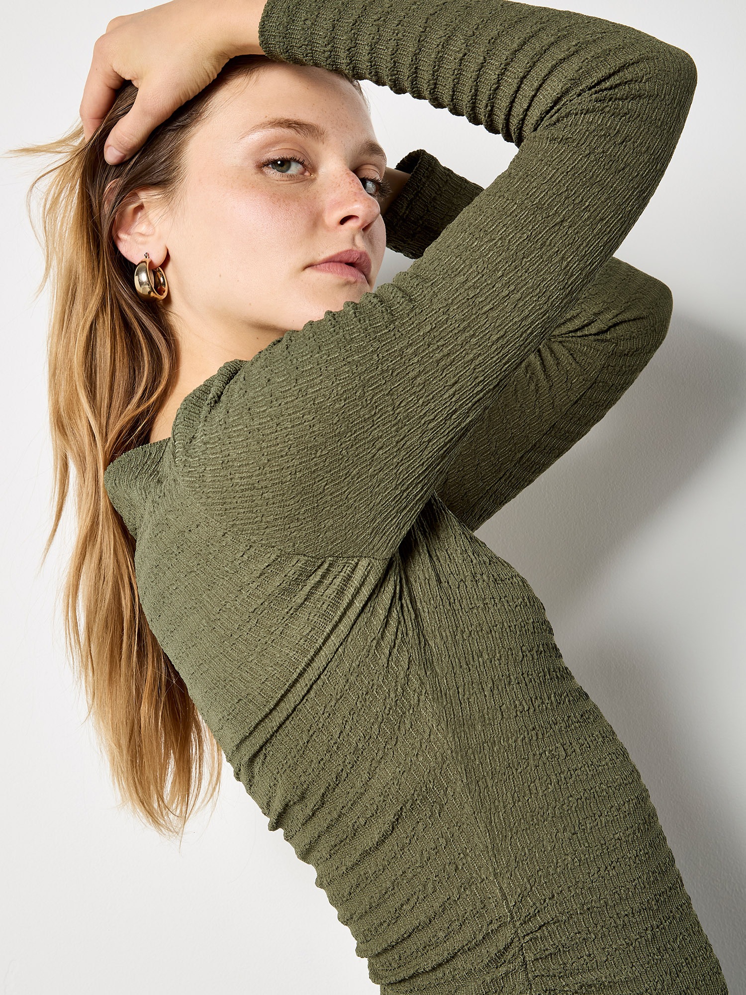 Apricot Shirttop »Bluse« Strukturierte Oberfläche