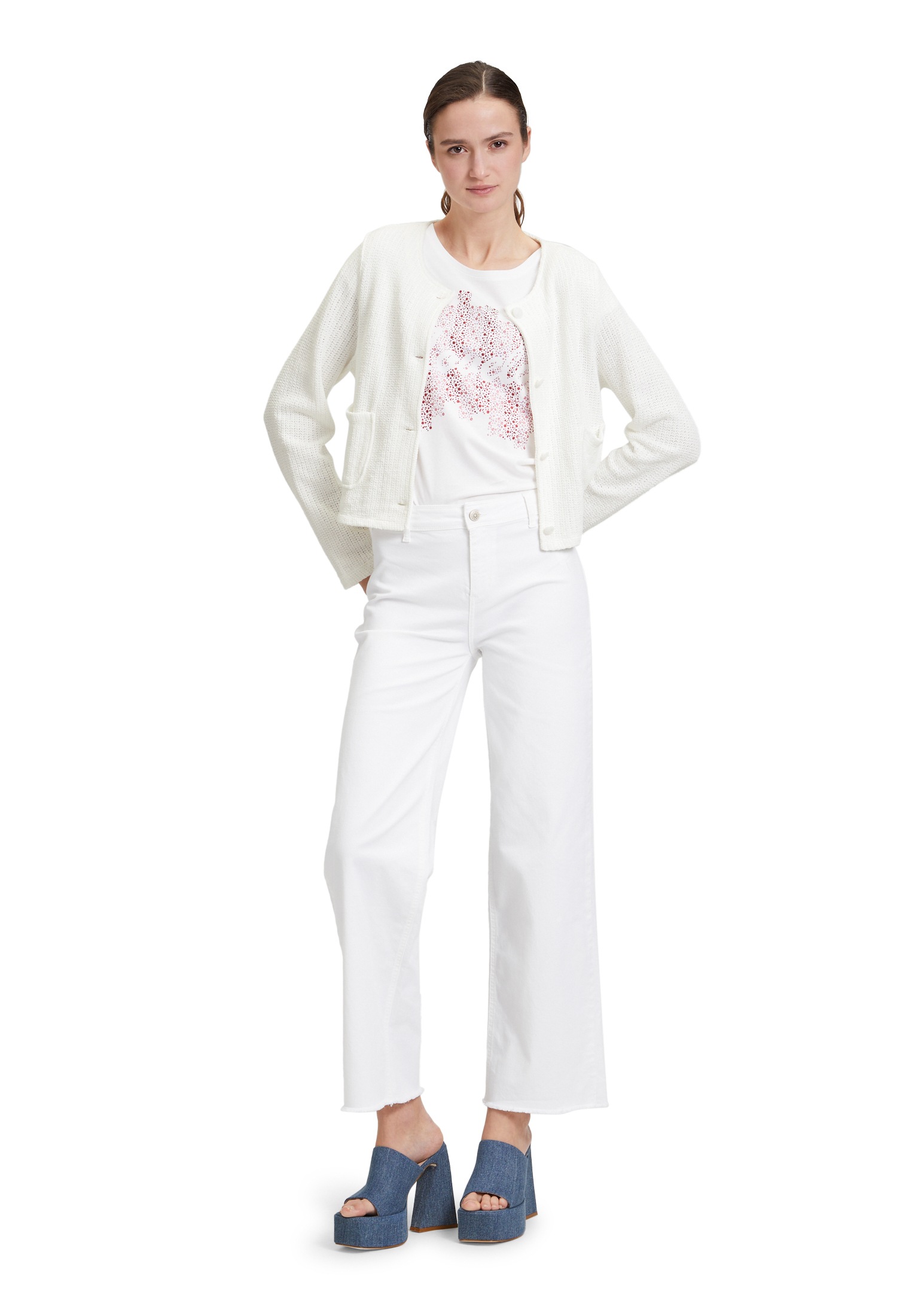 Cartoon Canvasjacke »Cartoon Casual-Jacke mit Rundhalsausschnitt«