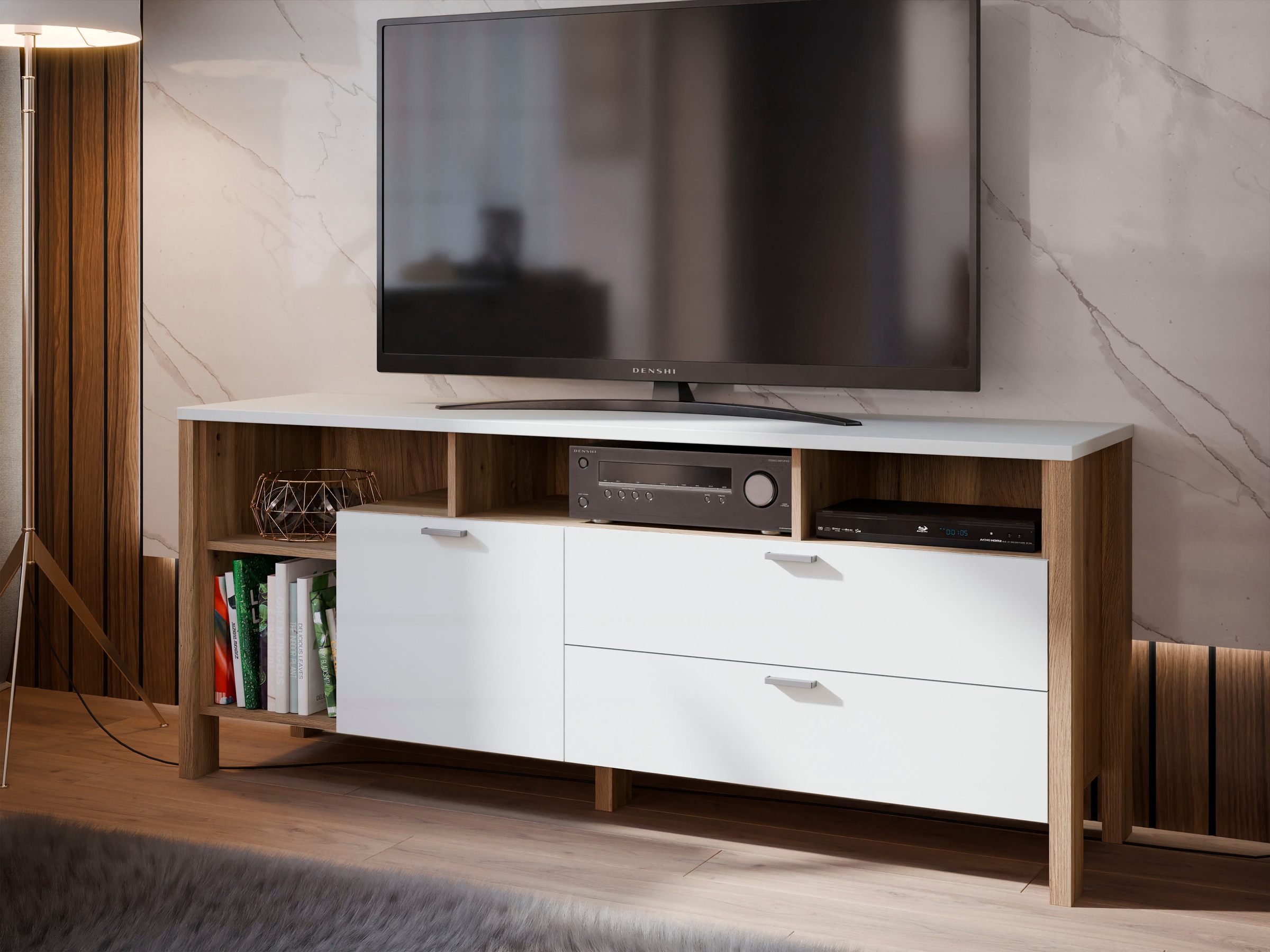 FORTE Lowboard "SaitamaTV-Board, TV-Schrank" günstig online kaufen
