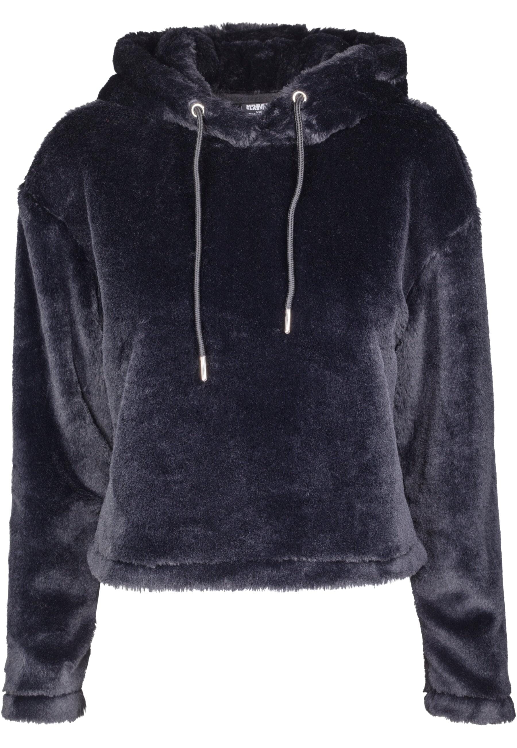 Rundhalspullover »Urban Classics Damen Ladies Oversize Short Teddy Hoody«