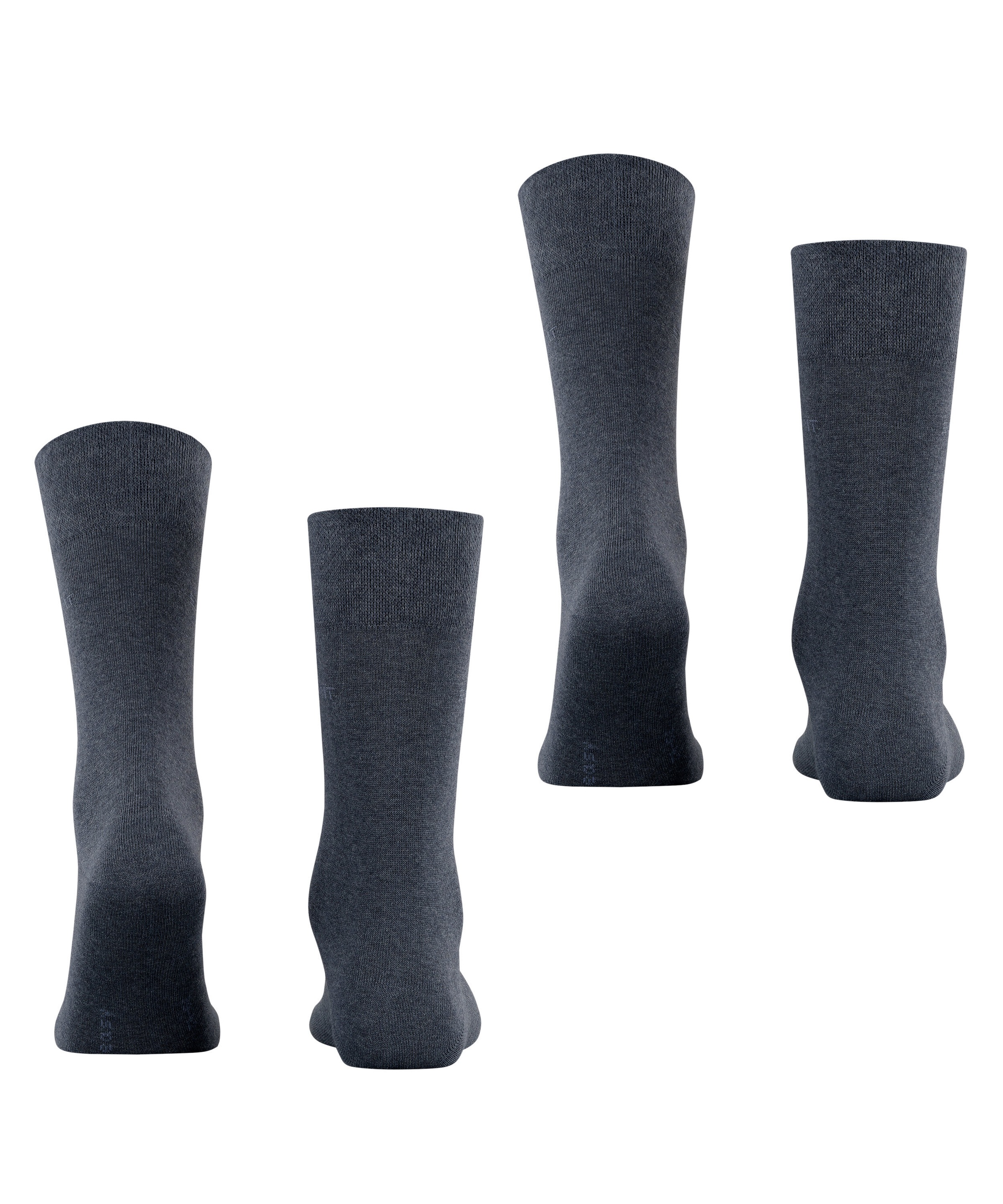 Esprit Socken »Basic Easy«, (2 Paar, 2er Pack), breiter Komfortbund, Doppelpack atmungsaktiv