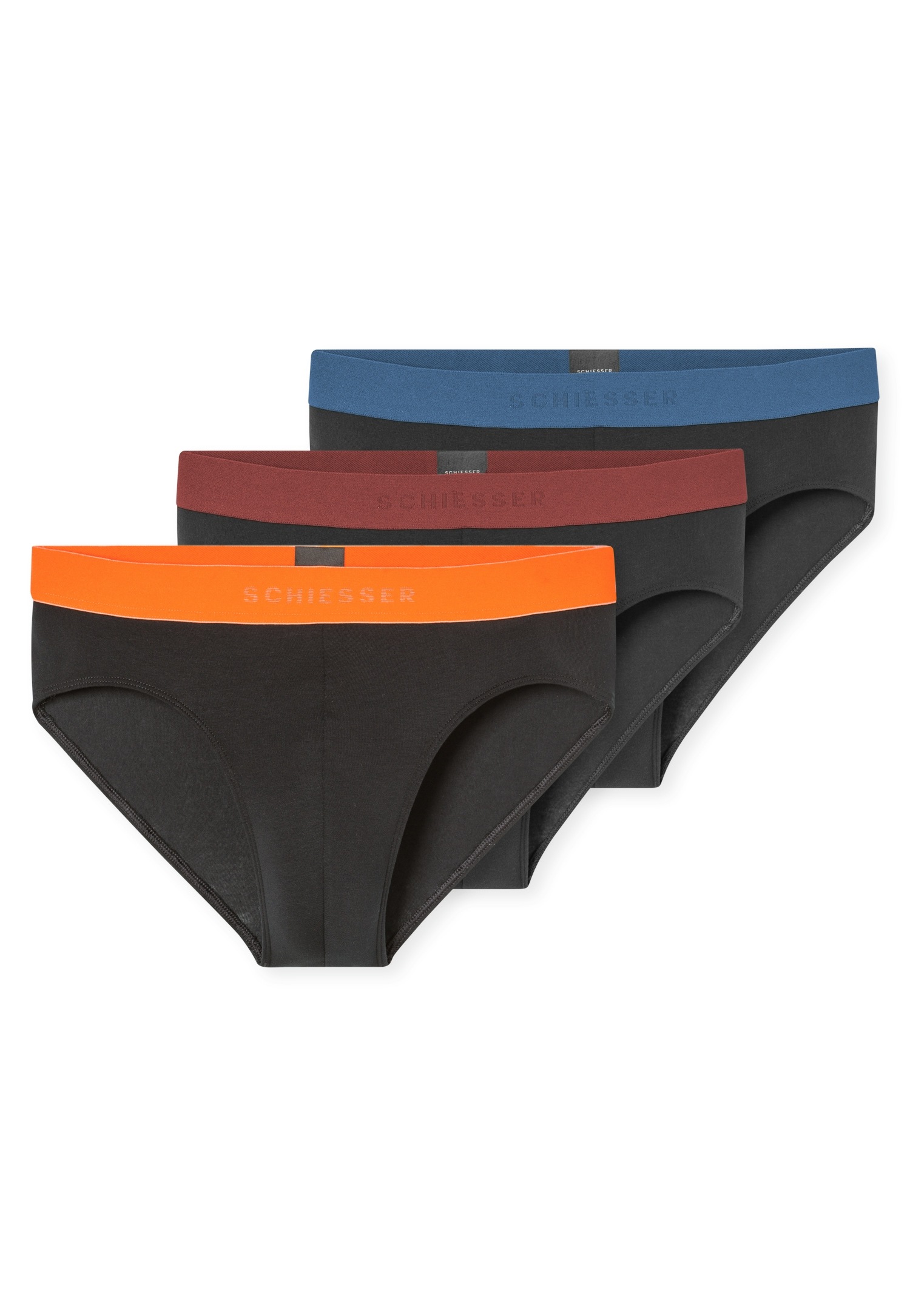 Schiesser Rioslip "95/5 Multipacks" mit sportlichem Logo-Webgummibund
