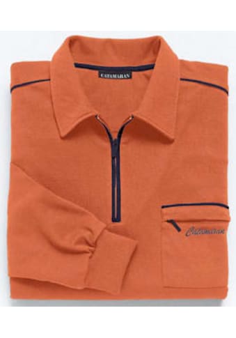 Poloshirt »Langarm-Poloshirt«, (1 tlg.)