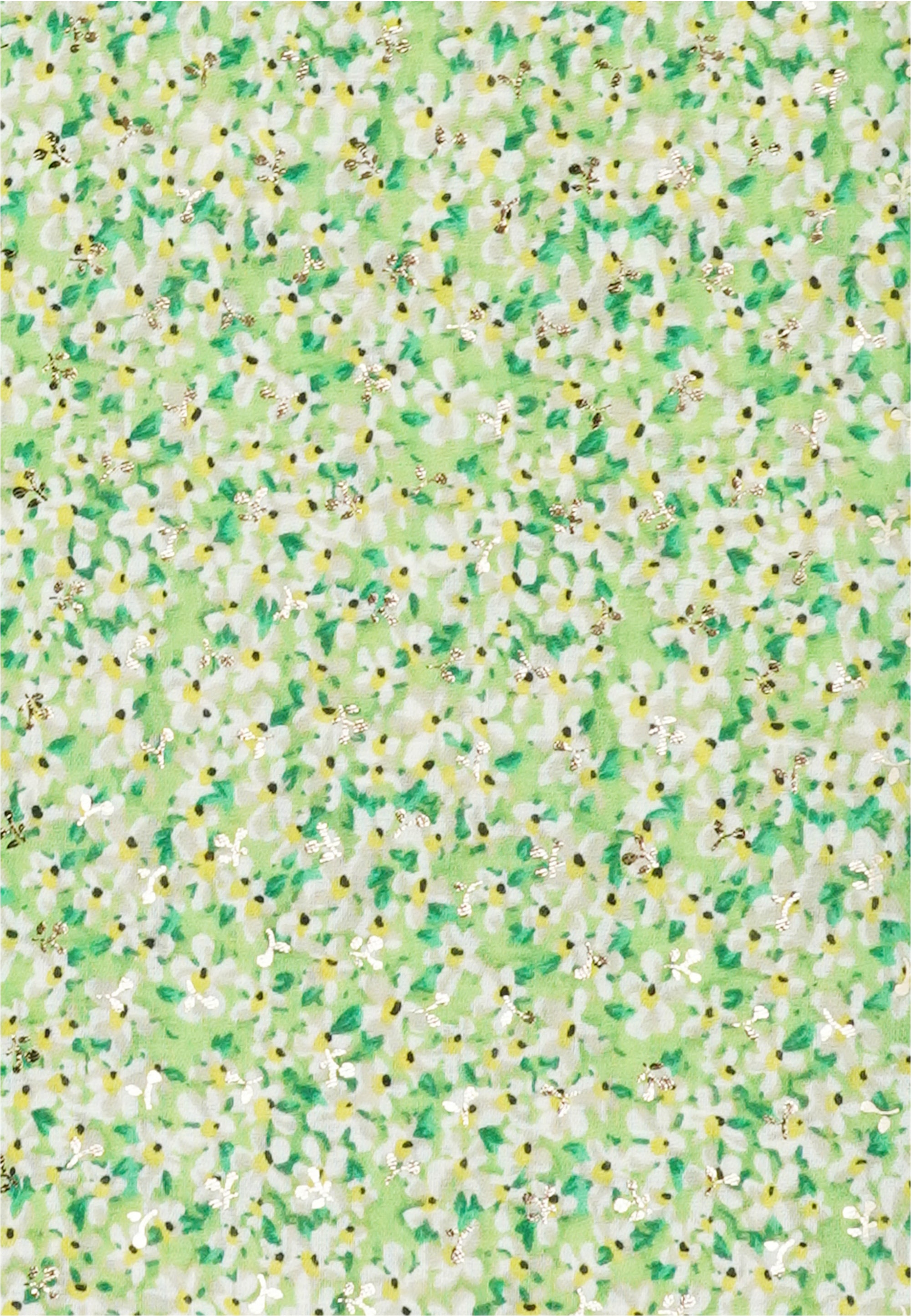 Harpa Modeschal »PEPPER« mit floralem Allover-Print und Metallic-Effekt