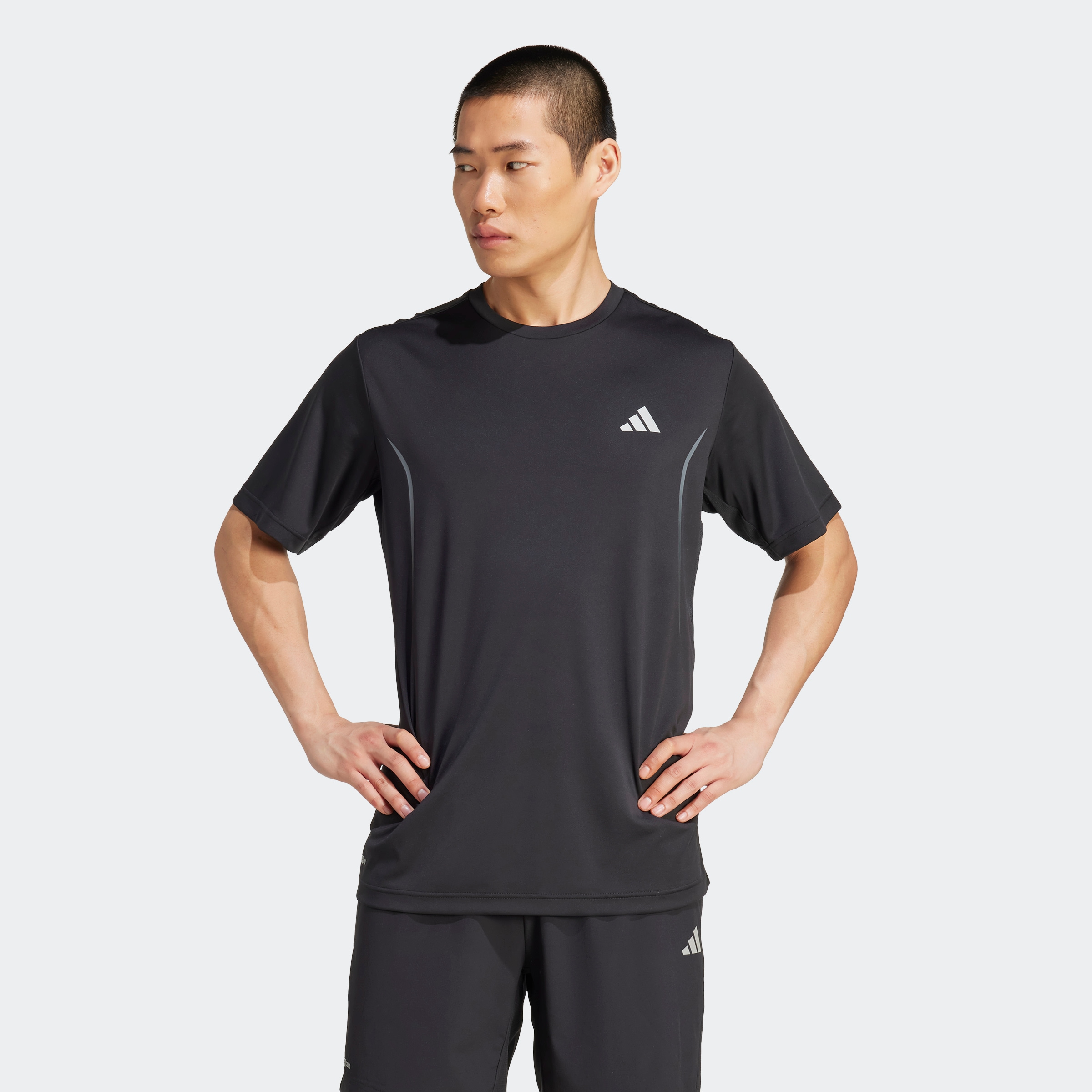 adidas Performance T-Shirt "TECH APPAREL" mit Rundhalsausschnitt, ohne Verschluss