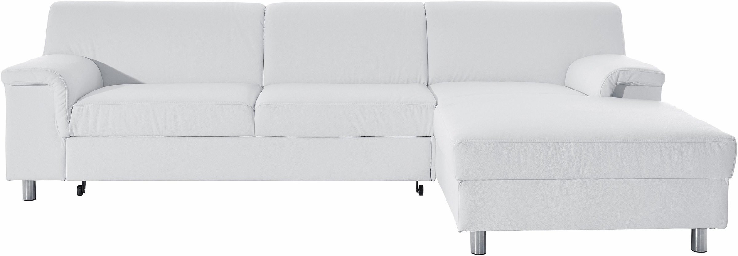 INOSIGN Ecksofa »Jamie, modern und elegant, Fußhöhe 9cm, L-Form,«, wahlweise mit Bettfunktion