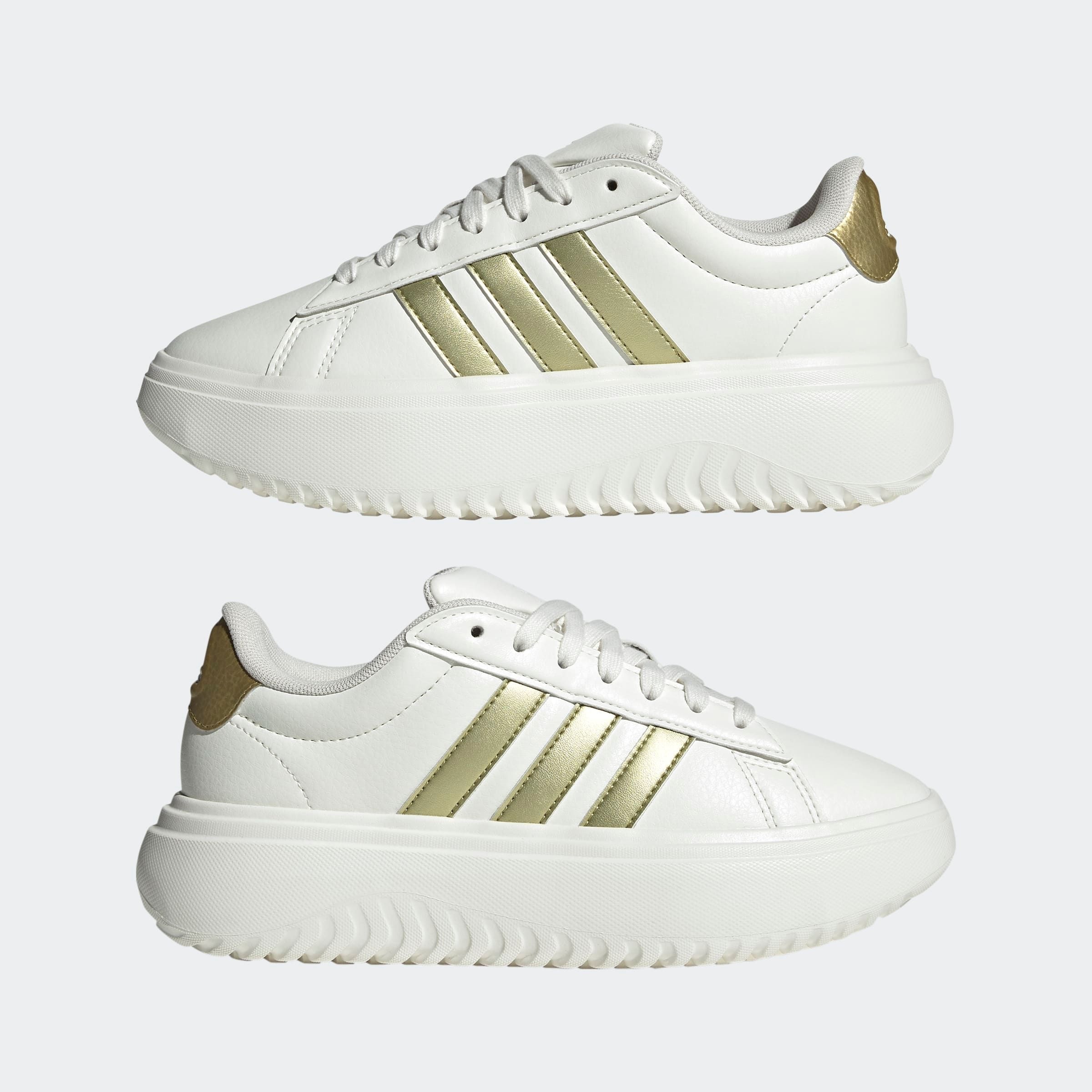 adidas Sportswear Sneaker »GRAND COURT PLATFORM«, Design auf den Spuren des adidas Superstar