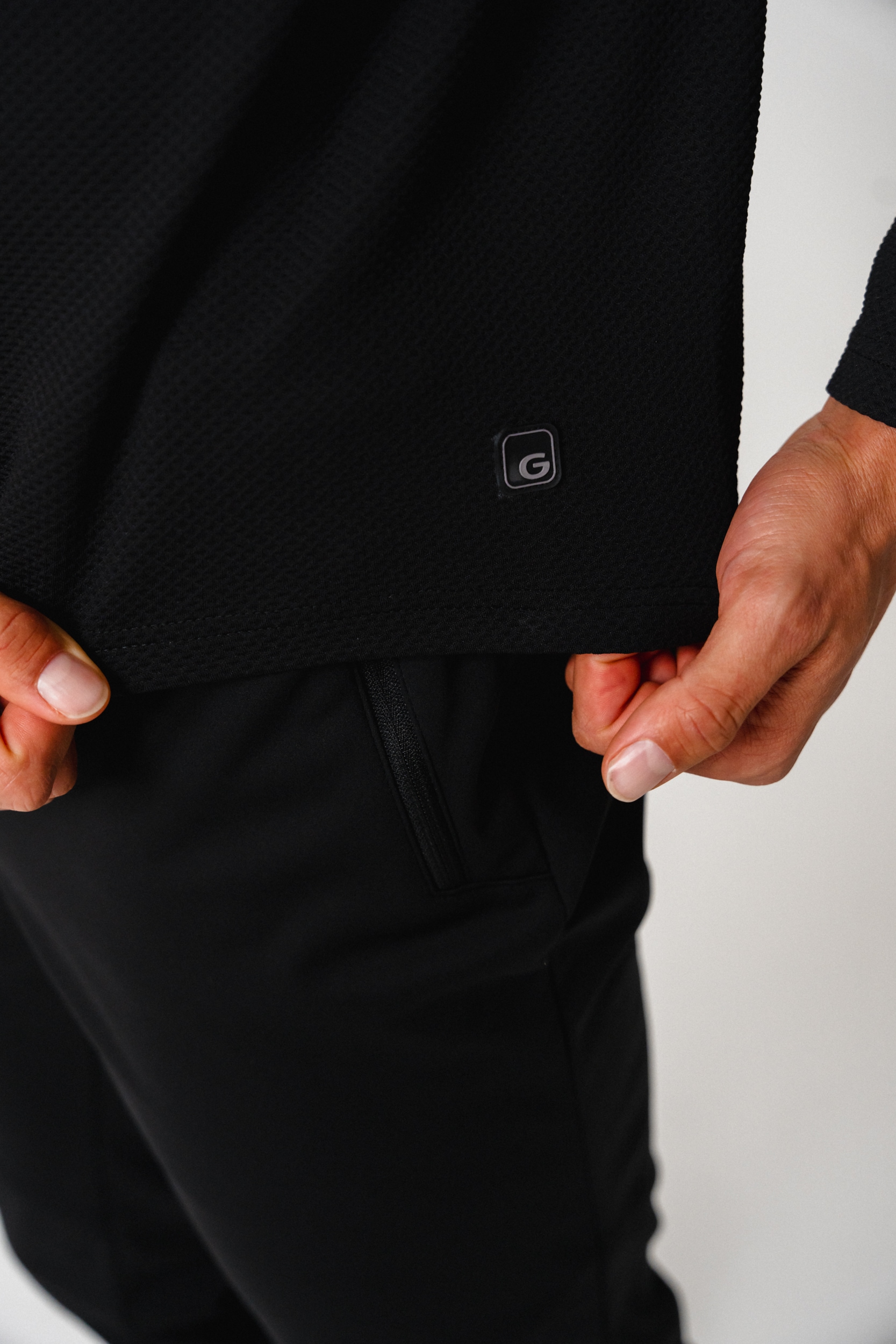 Gonso Radtrikot »Essential Jersey Longsleeve Therm M« Herren Radtrikot half-zip, langarm Trikot, Semi Fit